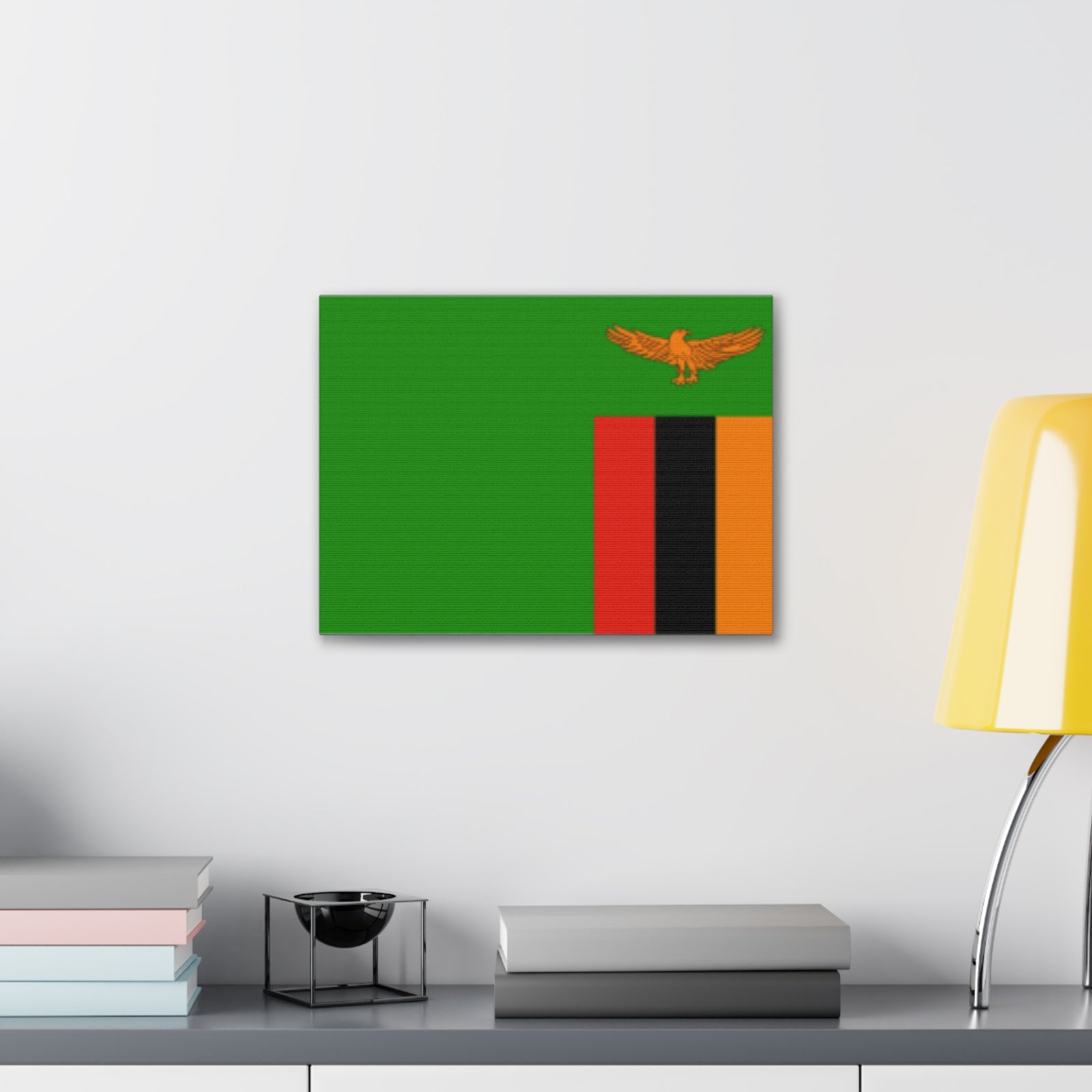 Zambia Country Flag Canvas Vibrant Wall Art Unframed Home Decor-Express Your Love Gifts
