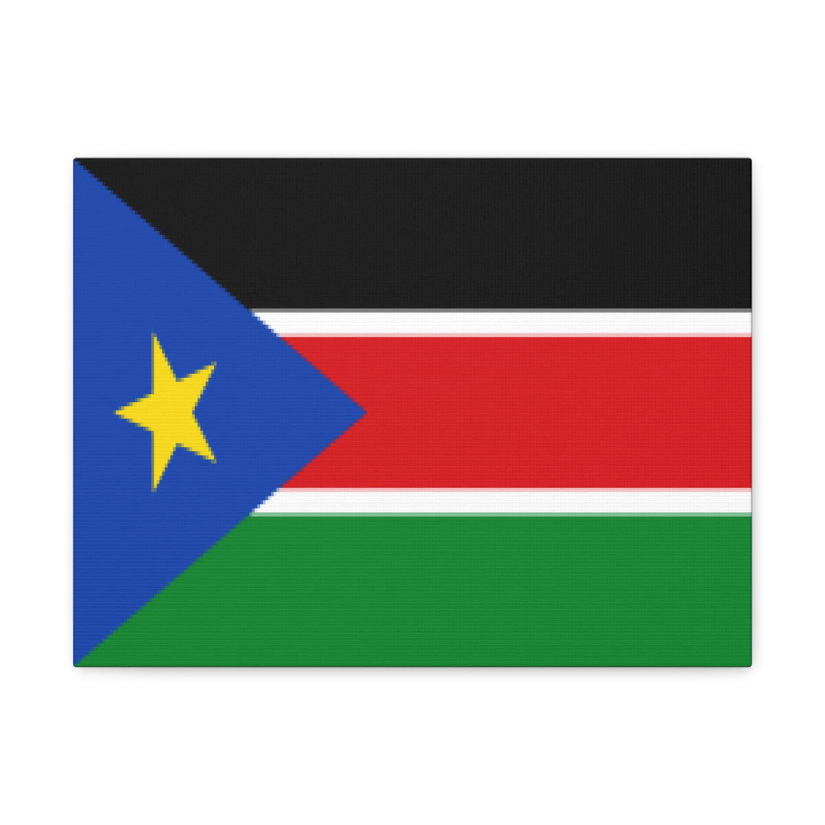 South Sudan Country Flag Canvas Vibrant Wall Art Unframed Home Decor-Express Your Love Gifts