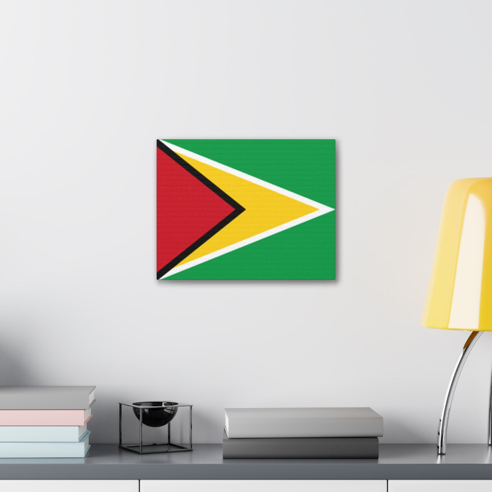 Guyana Country Flag Canvas Vibrant Wall Art Unframed Home Decor-Express Your Love Gifts