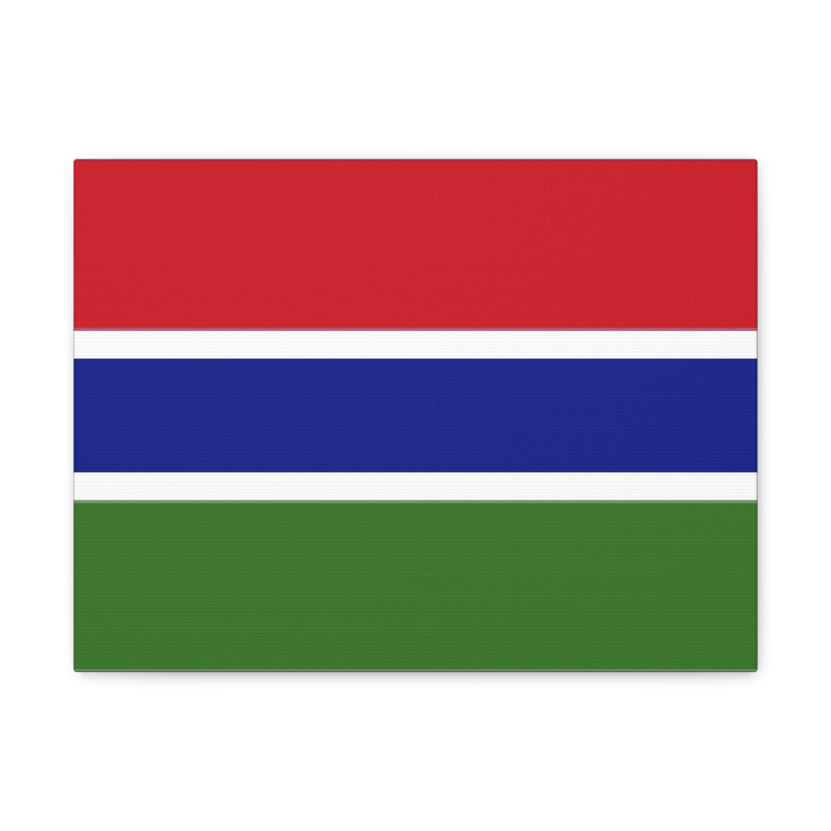 Gambia Country Flag Canvas Vibrant Wall Art Unframed Home Decor-Express Your Love Gifts