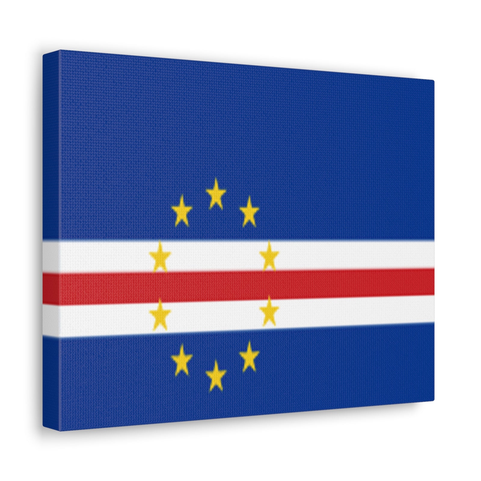 Cape Verde Country Flag Canvas Vibrant Wall Art Unframed Home Decor-Express Your Love Gifts