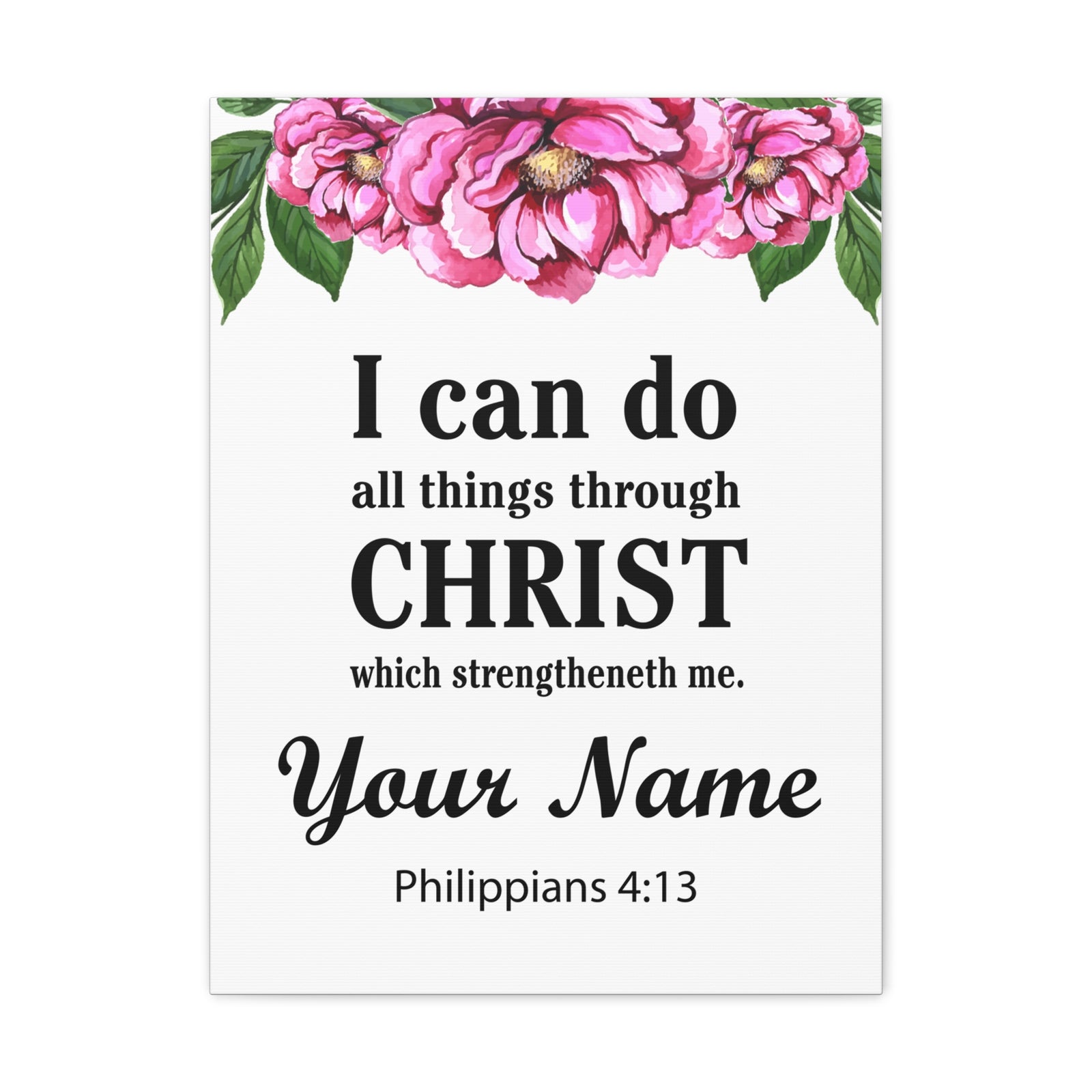 Personalized Philippians 4:13-Express Your Love Gifts