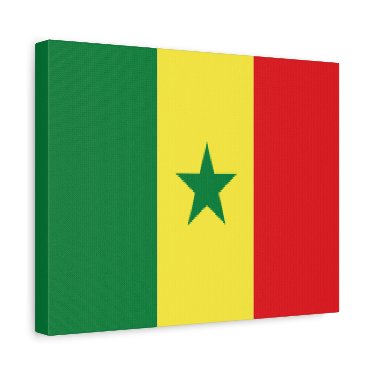 Senegal Country Flag Canvas Vibrant Wall Art Unframed Home Decor-Express Your Love Gifts