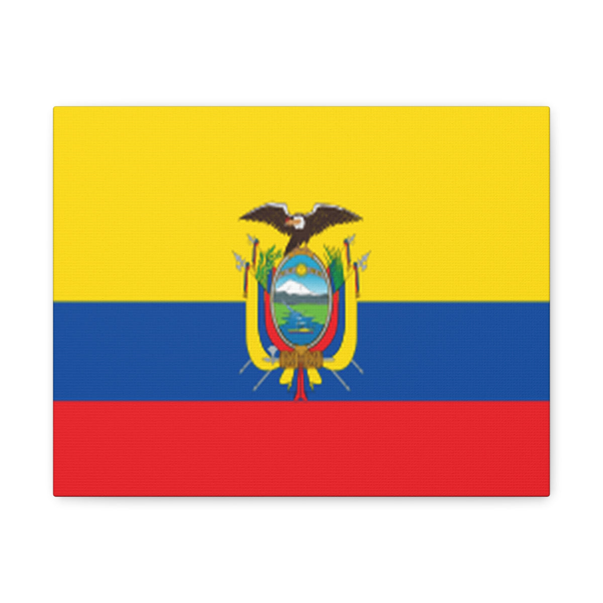Ecuador Country Flag Canvas Vibrant Wall Art Unframed Home Decor-Express Your Love Gifts