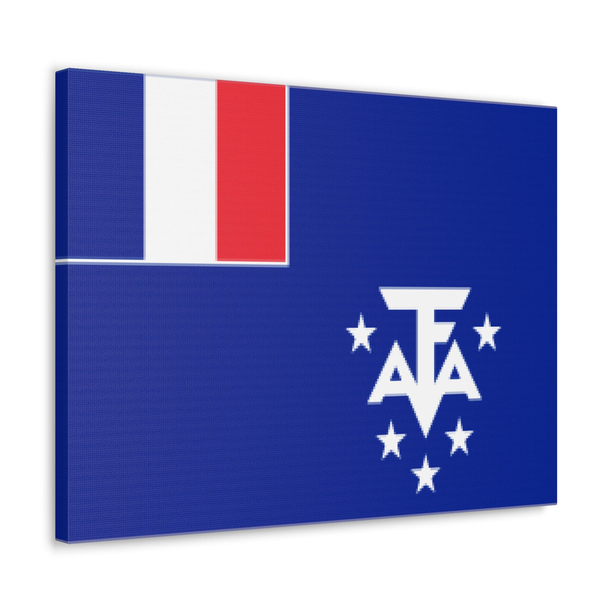 French Southern and Antarctic Lands Country Flag Canvas Vibrant Wall Art Unframed Home Decor-Express Your Love Gifts