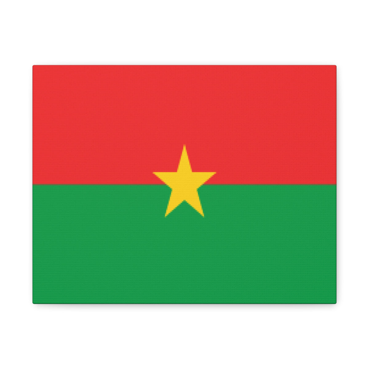 Burkina Faso Country Flag Canvas Vibrant Wall Art Unframed Home Decor-Express Your Love Gifts