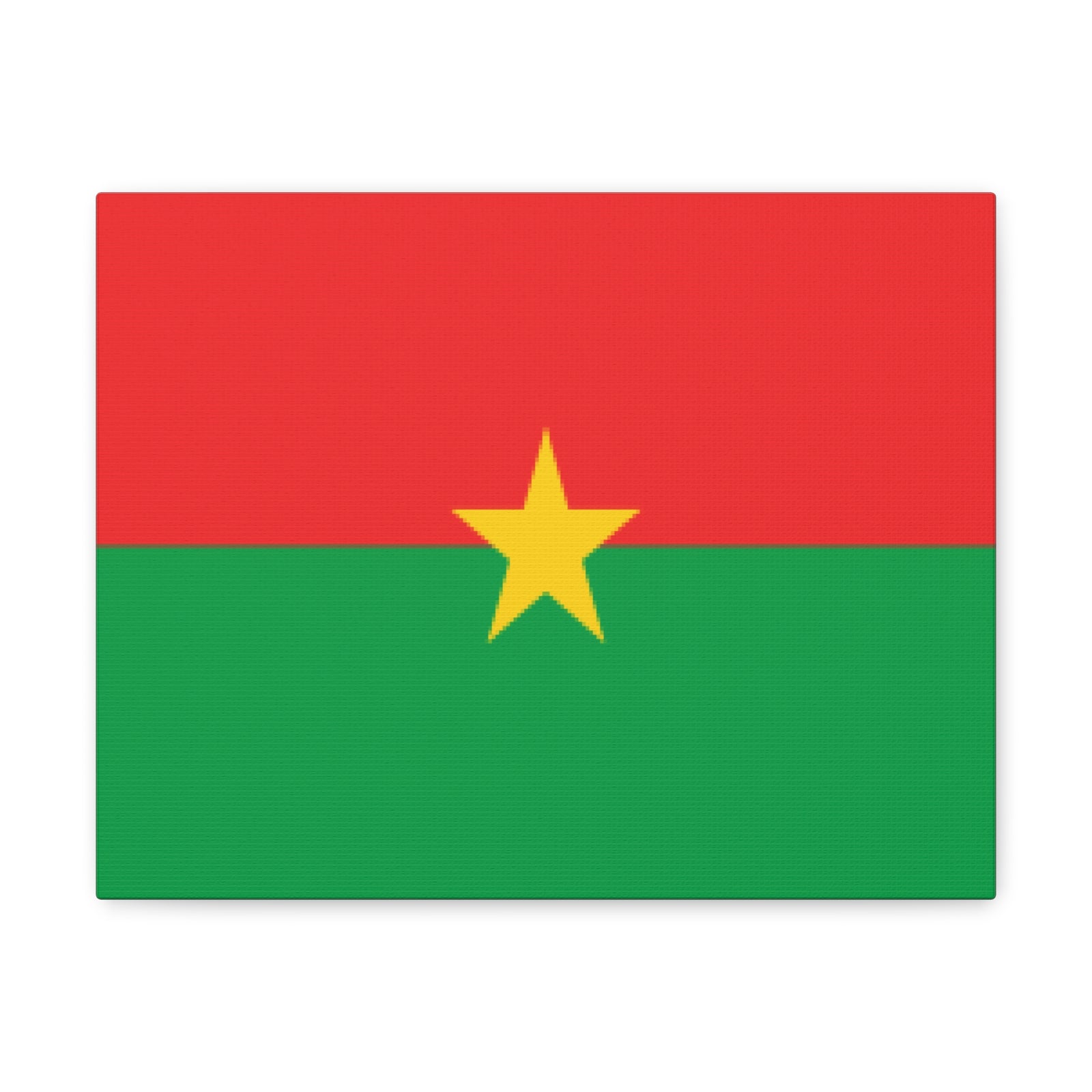 Burkina Faso Country Flag Canvas Vibrant Wall Art Unframed Home Decor-Express Your Love Gifts