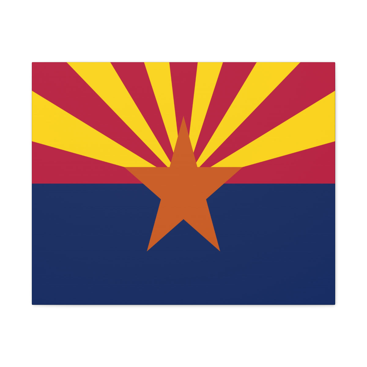 Arizona State Flag Canvas Vibrant Wall Art Unframed Home Decor-Express Your Love Gifts