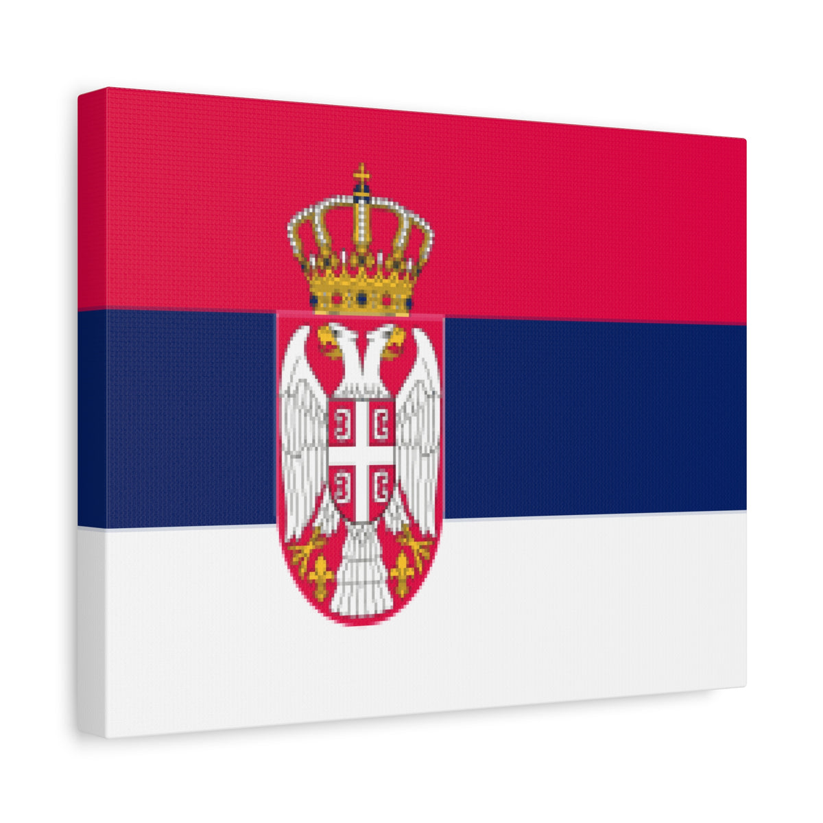 Serbia Country Flag Canvas Vibrant Wall Art Unframed Home Decor-Express Your Love Gifts