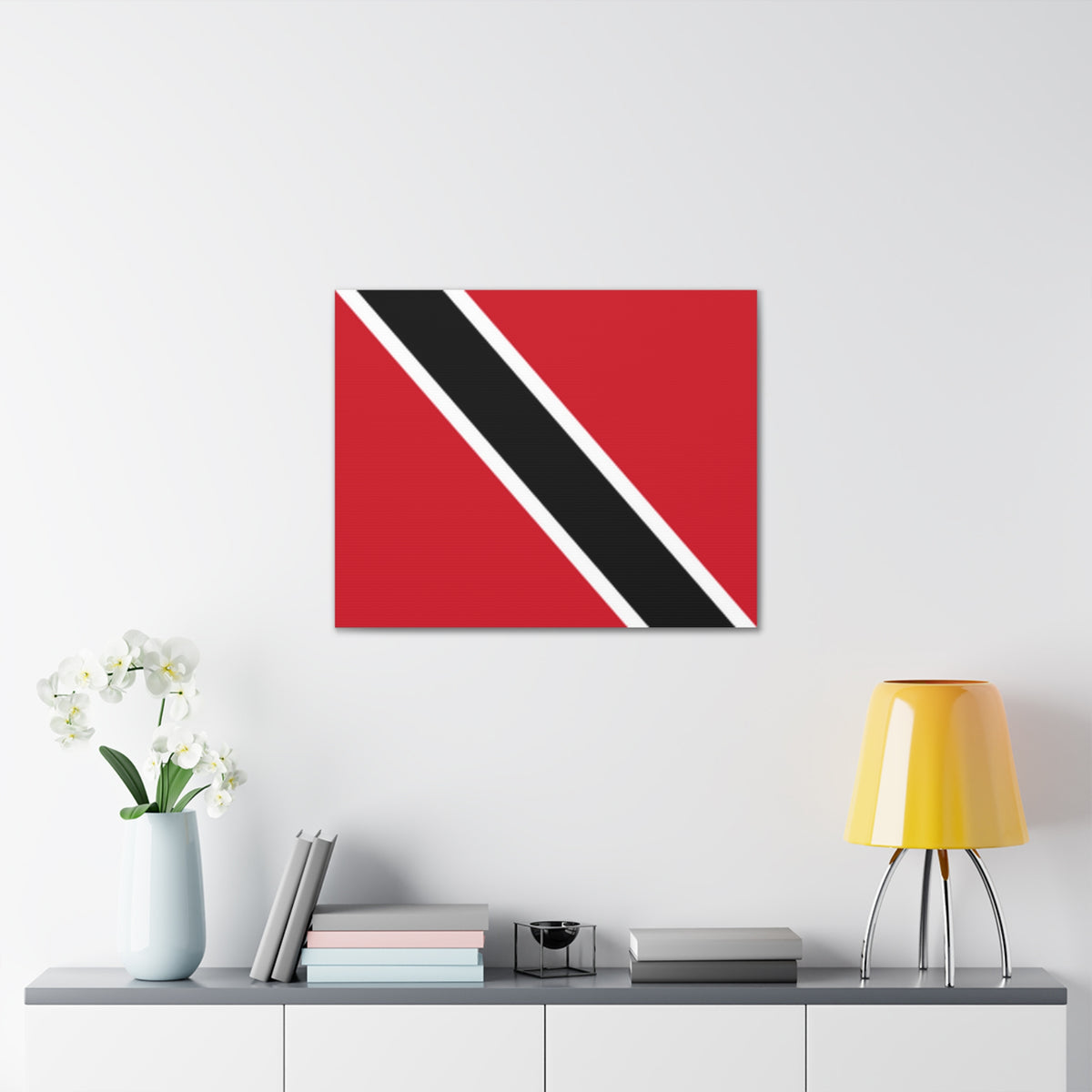 Trinidad and Tobago Country Flag Canvas Vibrant Wall Art Unframed Home Decor-Express Your Love Gifts