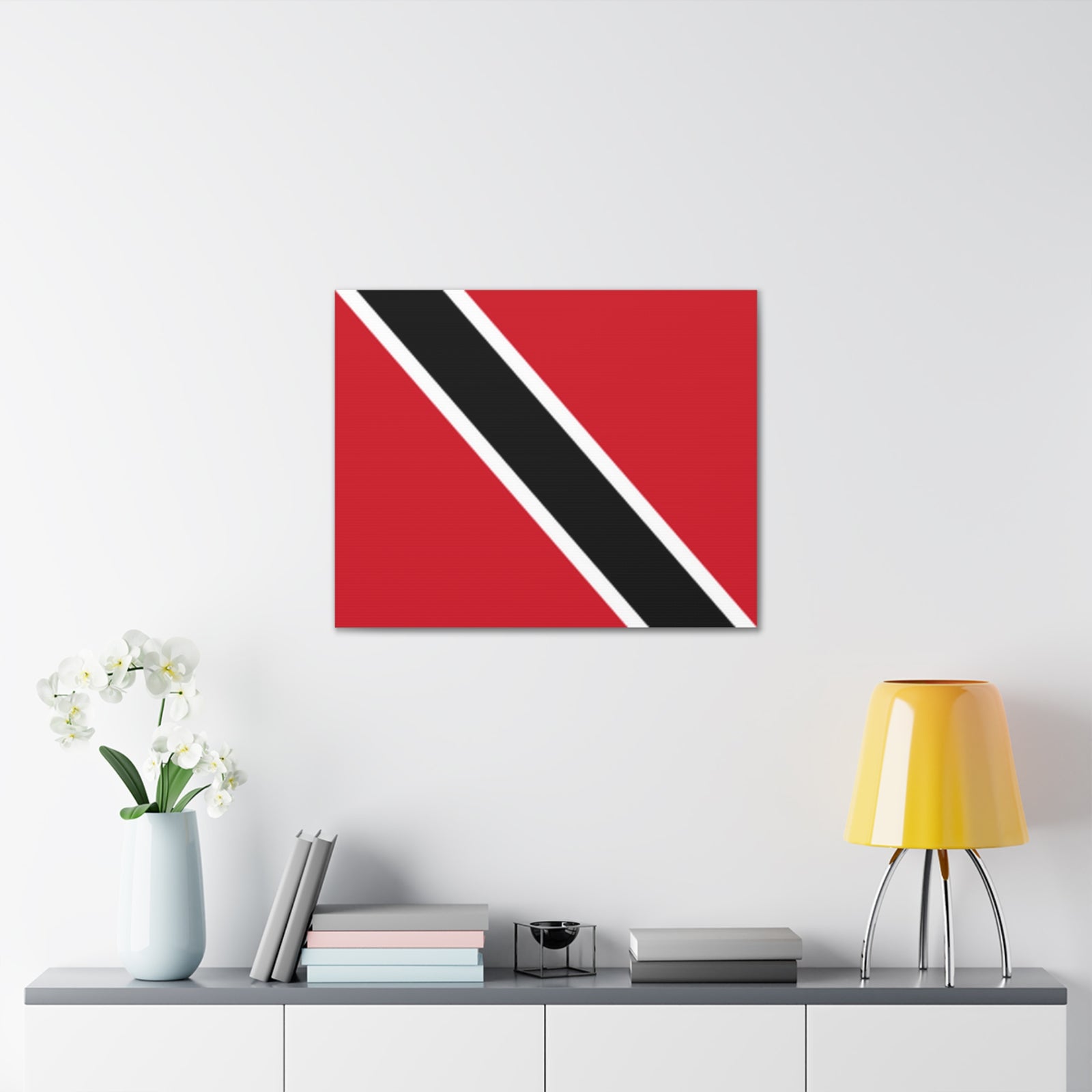 Trinidad and Tobago Country Flag Canvas Vibrant Wall Art Unframed Home Decor-Express Your Love Gifts