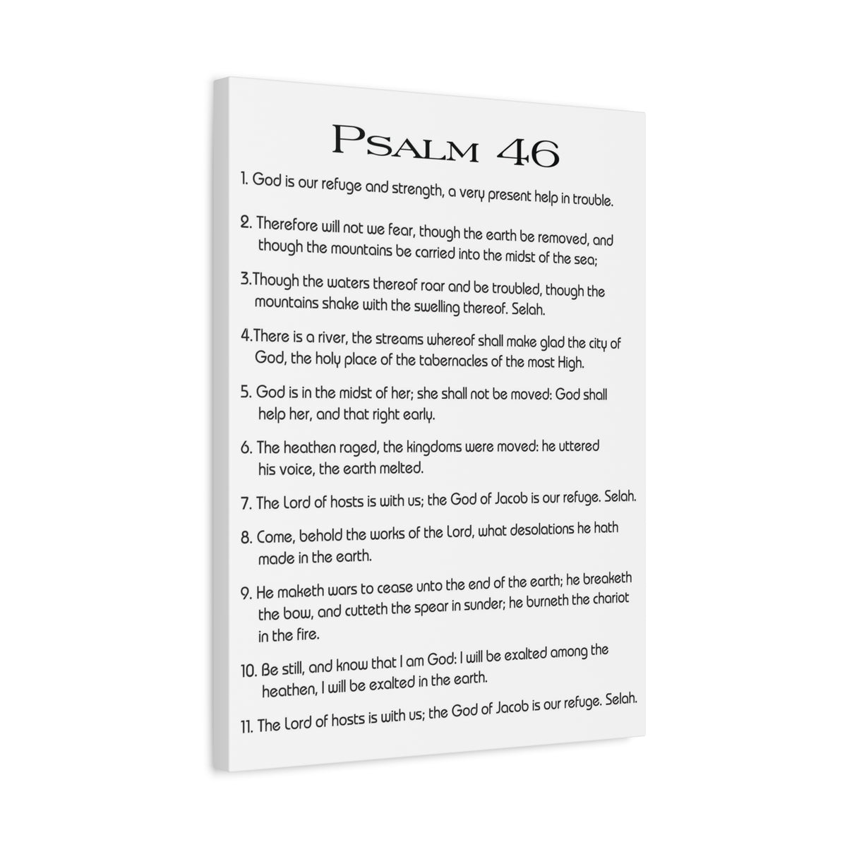 Scripture Walls Lord Reign In Me Psalm 46 Christian Wall Art Print Ready to Hang-Express Your Love Gifts