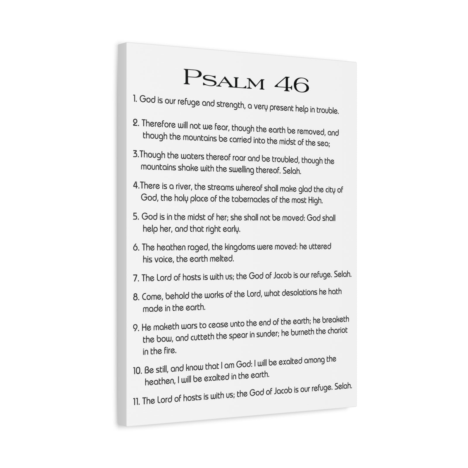 Scripture Walls Lord Reign In Me Psalm 46 Christian Wall Art Print Ready to Hang-Express Your Love Gifts