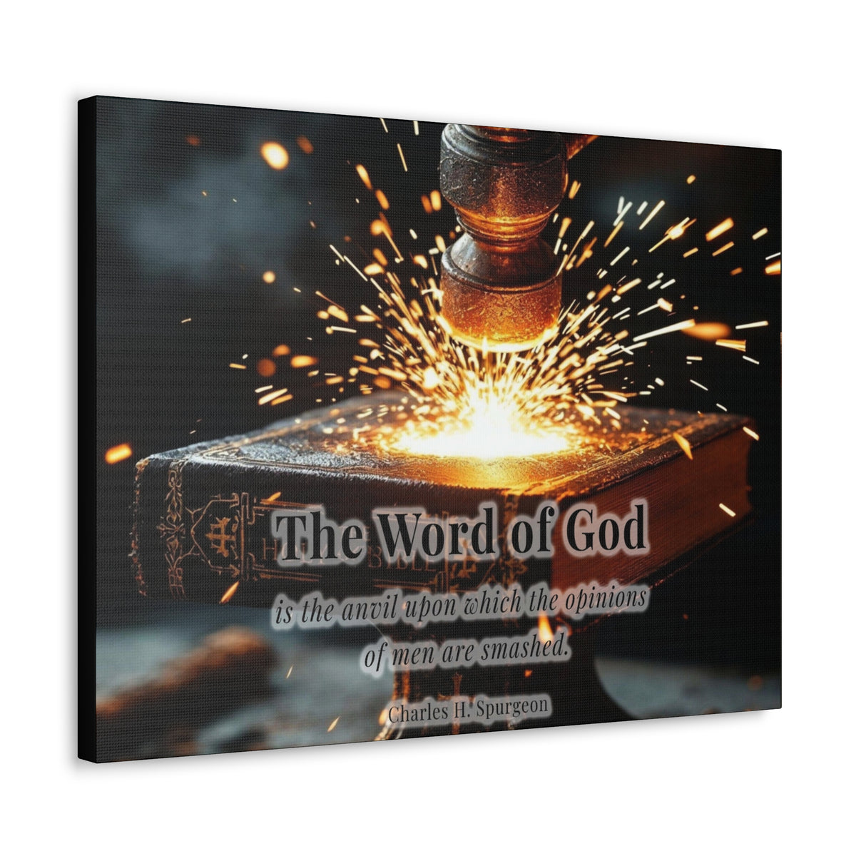 Scripture Walls The Word of God by Charles H. Spurgeon Bible Verse Canvas Christian Wall Art Ready to Hang Unframed-Express Your Love Gifts