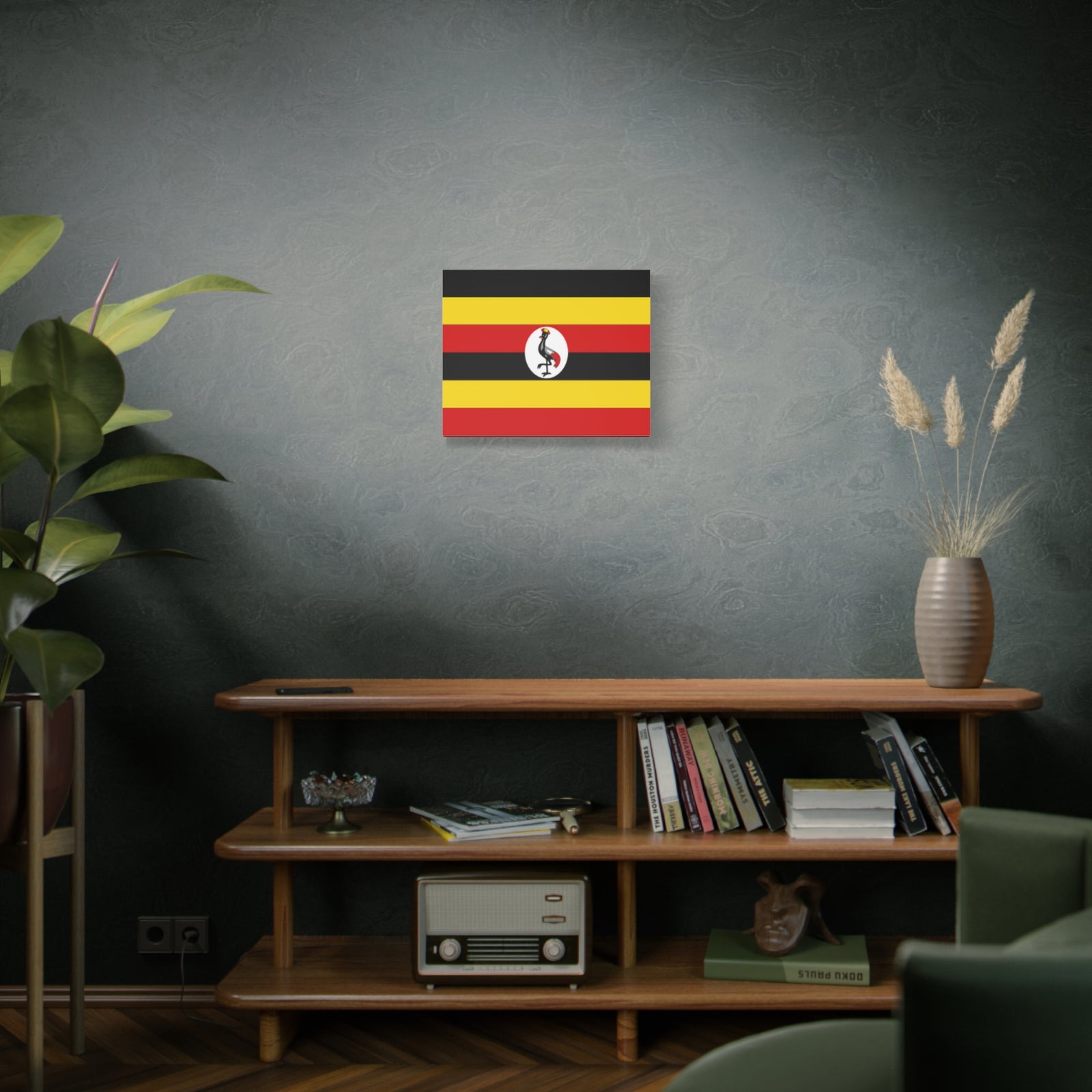 Uganda Country Flag Canvas Vibrant Wall Art Unframed Home Decor-Express Your Love Gifts