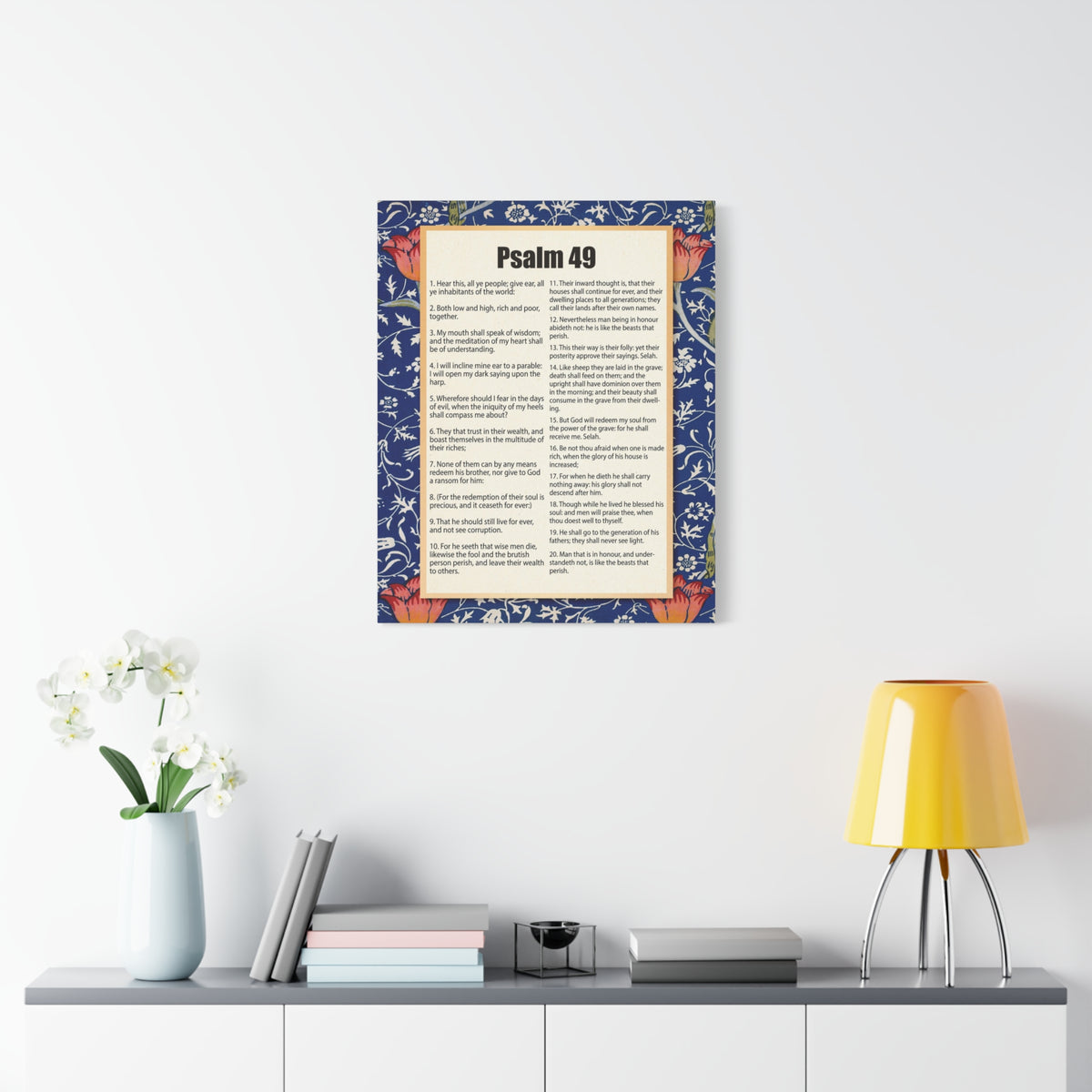 Scripture Walls Riches Will Not Last Psalm 49:17 Christian Wall Art Bible Verse Print Ready to Hang-Express Your Love Gifts