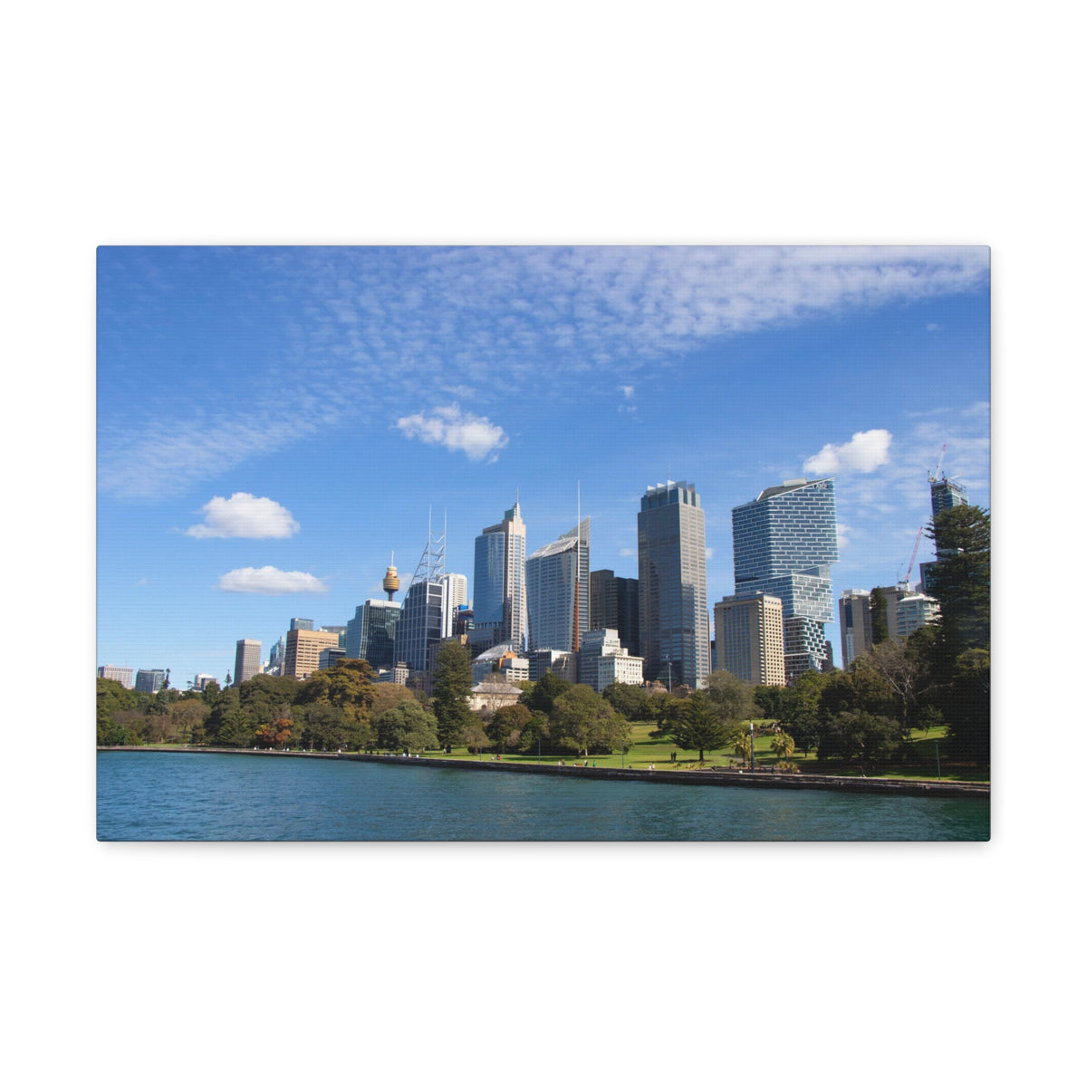 Sydney Daytime Skyline Canvas Artwork High-Quality Breathtaking Stunning Cityscape for Home Decor Ready to Hang-Express Your Love Gifts