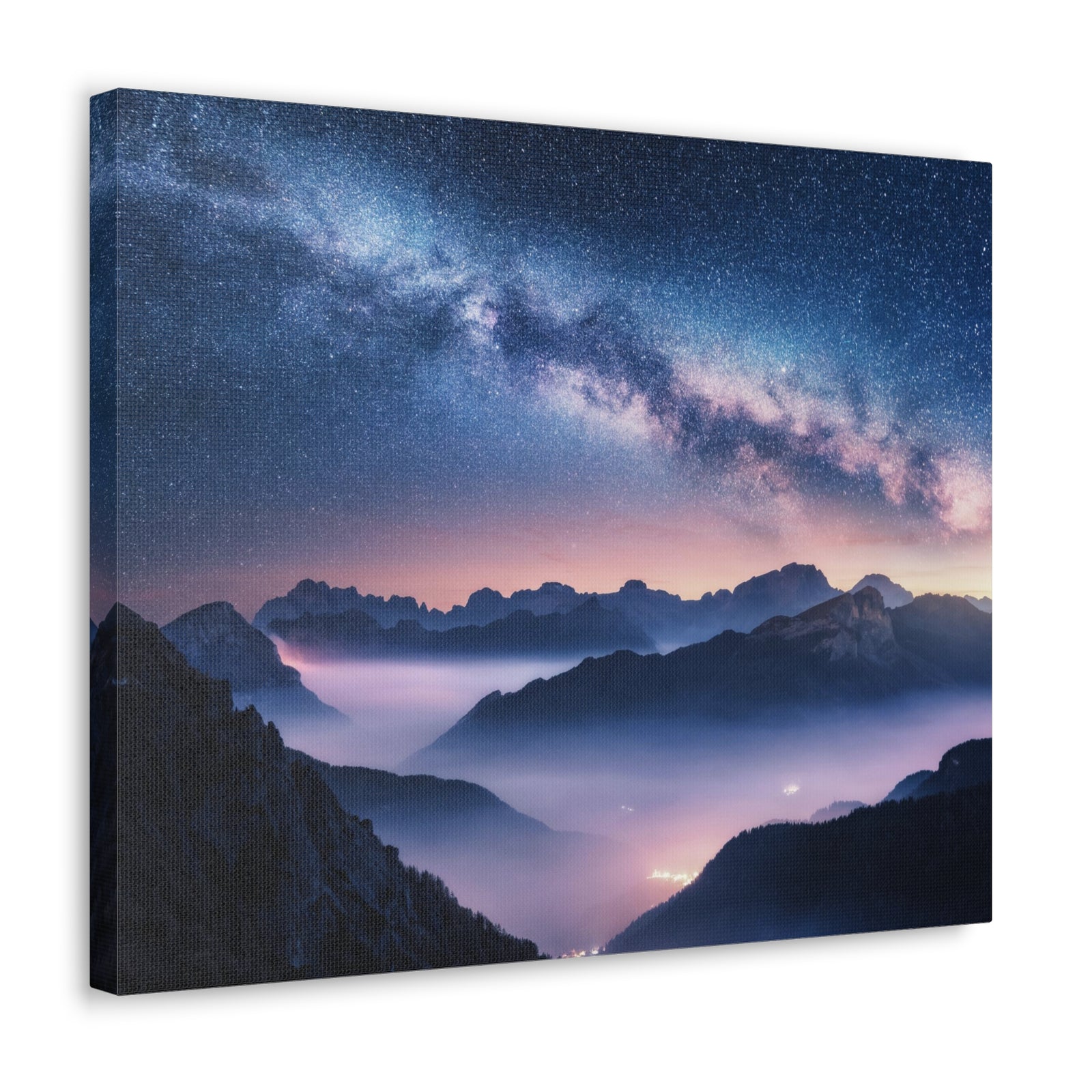 Nature Wilderness Night Sky Photography Canvas Wall Art for Home Decor Ready-to-Hang-Express Your Love Gifts