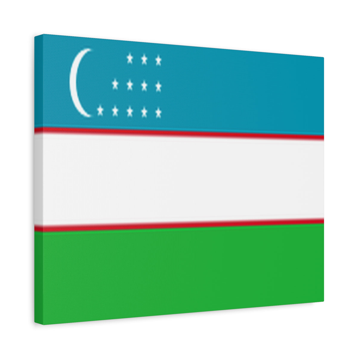 Uzbekistan Country Flag Canvas Vibrant Wall Art Unframed Home Decor-Express Your Love Gifts