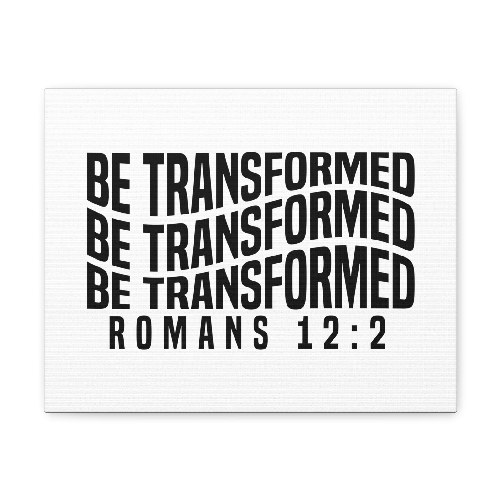 Scripture Walls Romans 12:2 Be Transformed Bible Verse Canvas Christian Wall Art Ready to Hang Unframed-Express Your Love Gifts