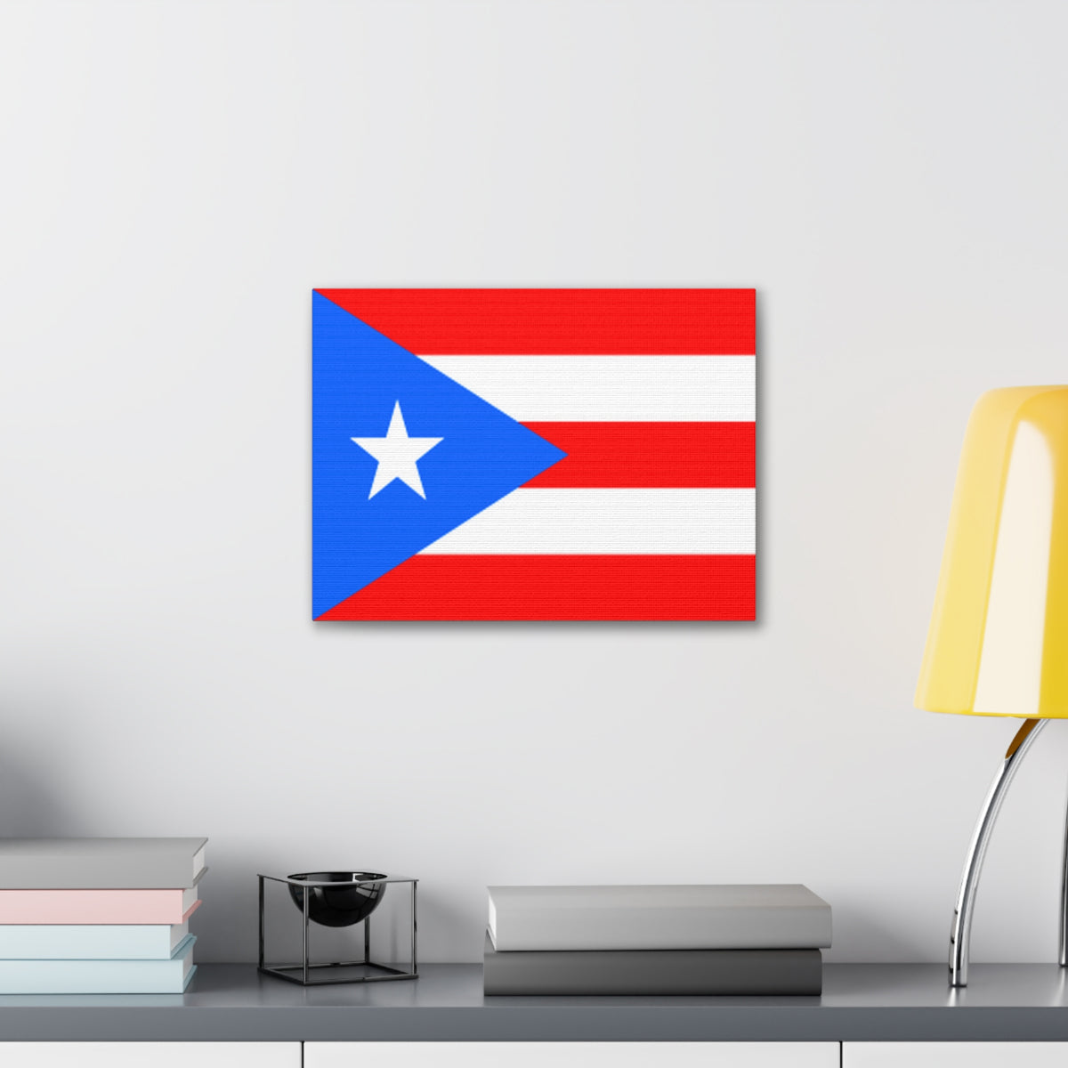 Puerto Rico Country Flag Canvas Vibrant Wall Art Unframed Home Decor-Express Your Love Gifts