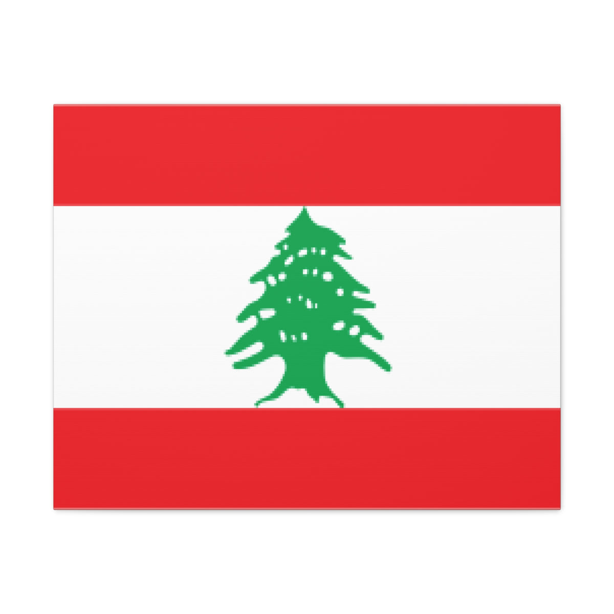 Lebanon Country Flag Canvas Vibrant Wall Art Unframed Home Decor-Express Your Love Gifts