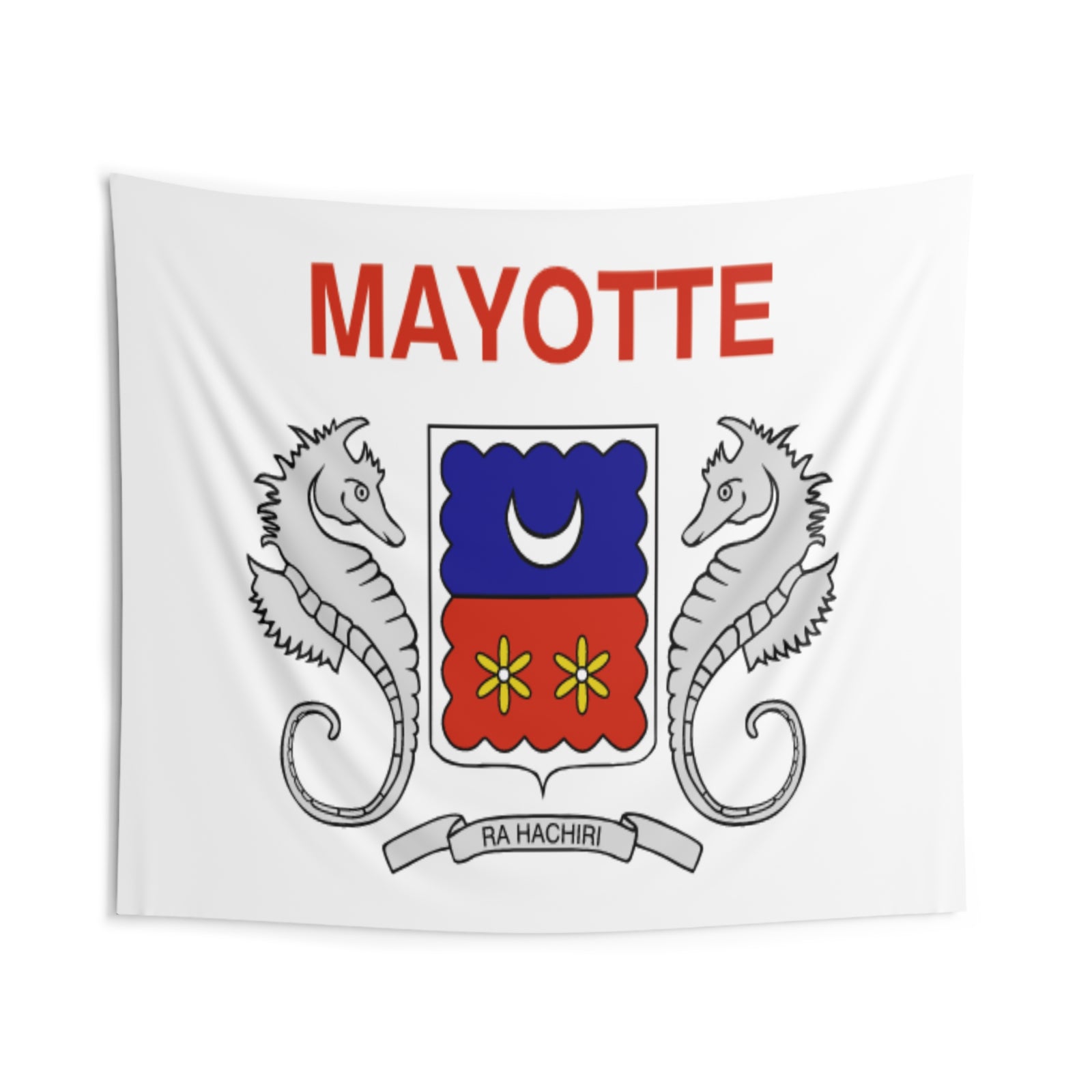 Mayotte Country Flag Wall Hanging Tapestry-Express Your Love Gifts