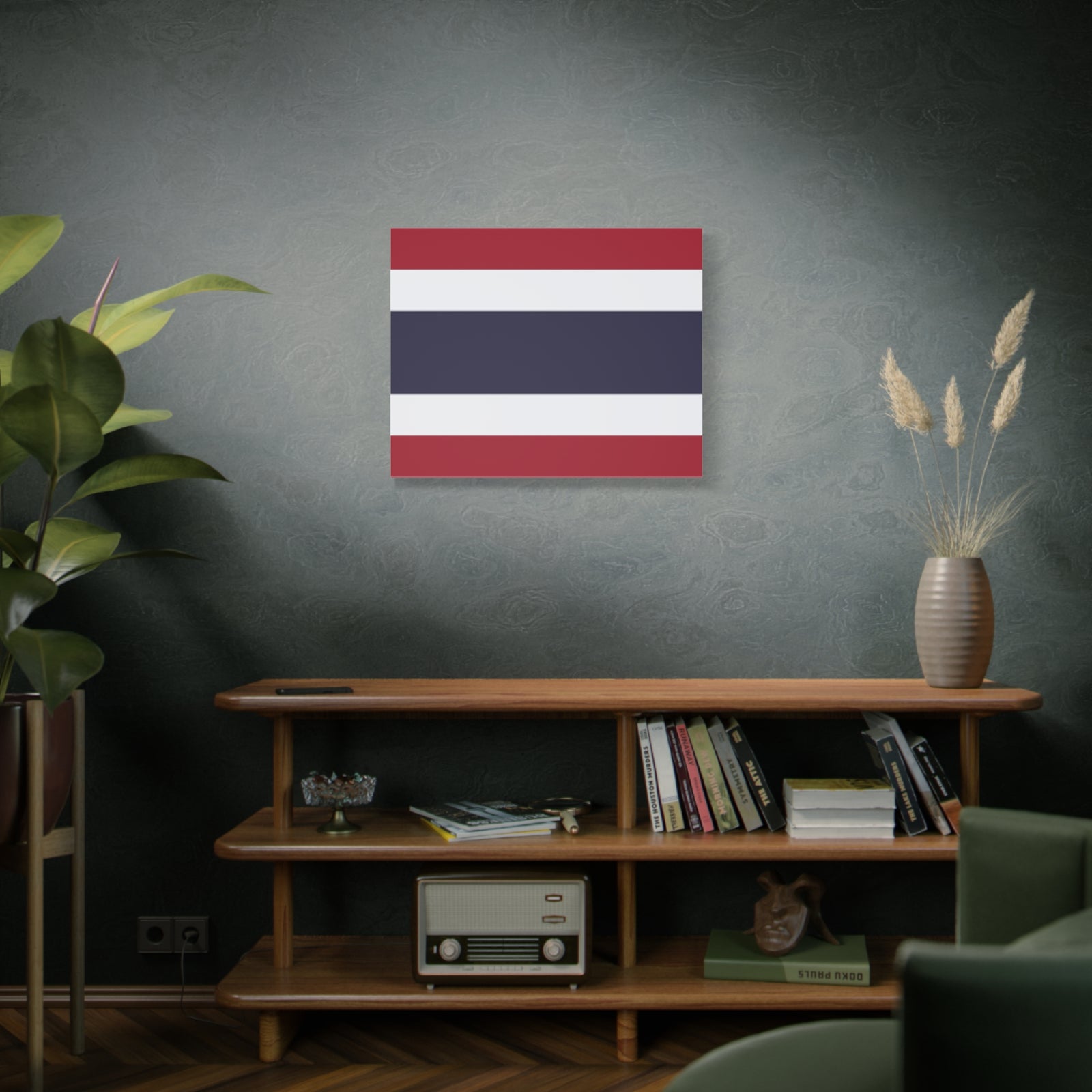 Thailand Country Flag Canvas Vibrant Wall Art Unframed Home Decor-Express Your Love Gifts