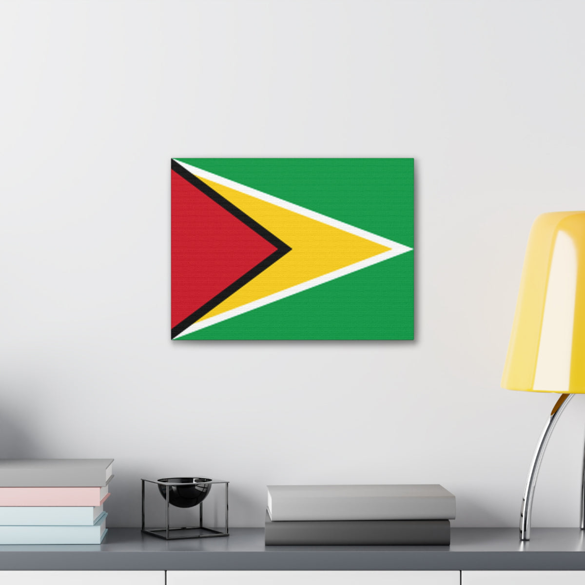 Guyana Country Flag Canvas Vibrant Wall Art Unframed Home Decor-Express Your Love Gifts
