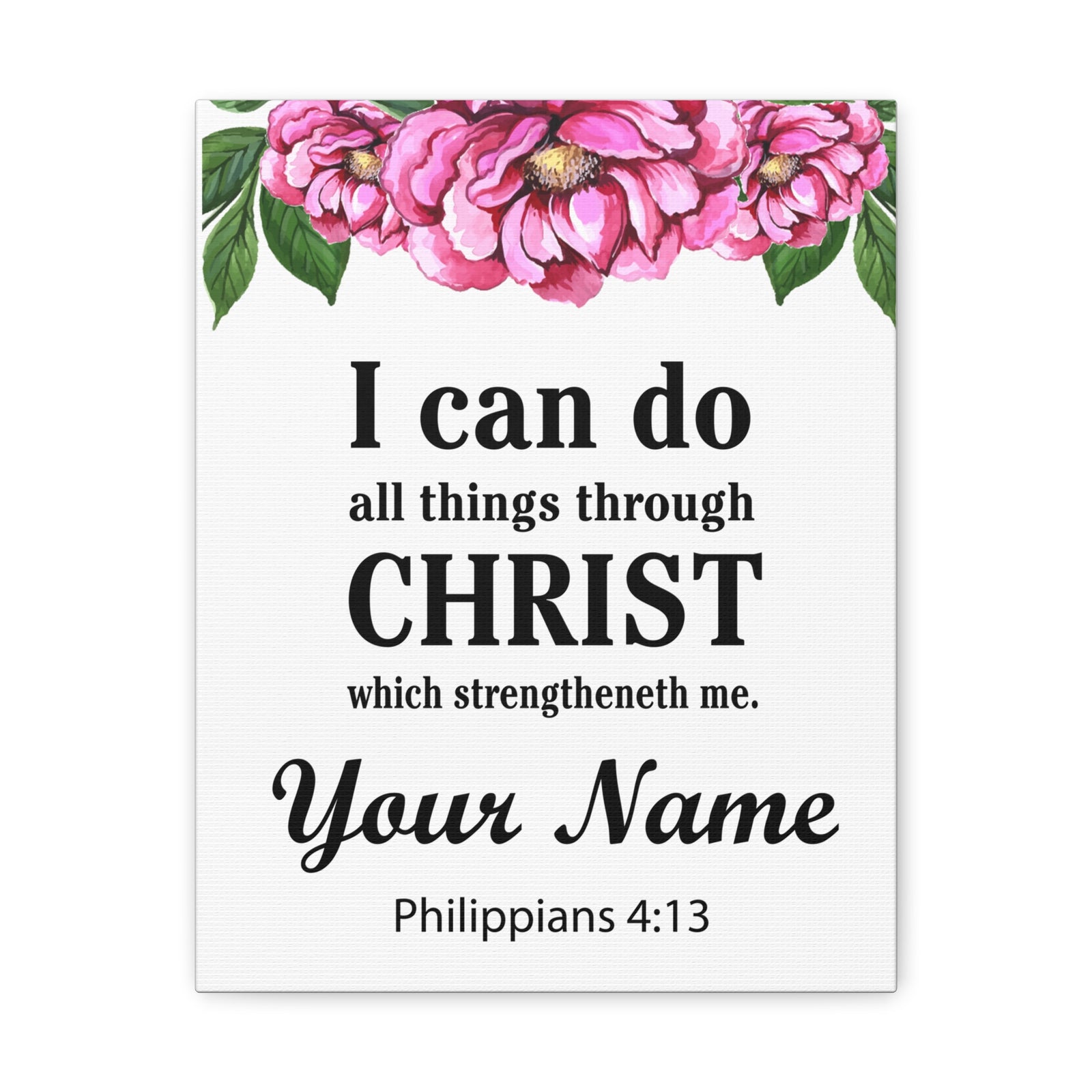Personalized Philippians 4:13-Express Your Love Gifts