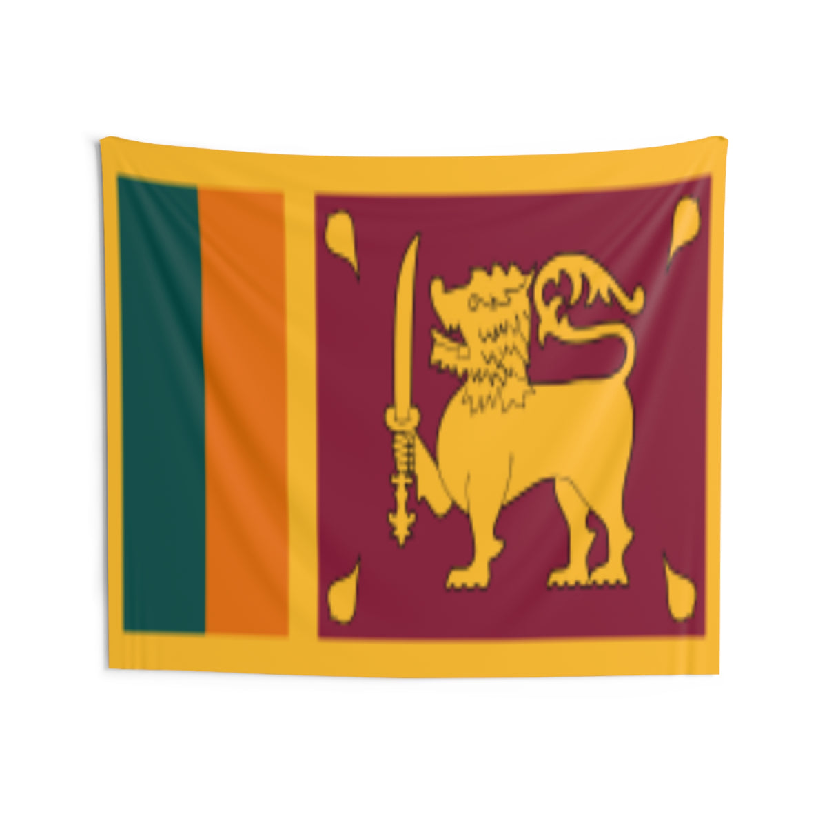 Sri Lanka Country Flag Wall Hanging Tapestry-Express Your Love Gifts