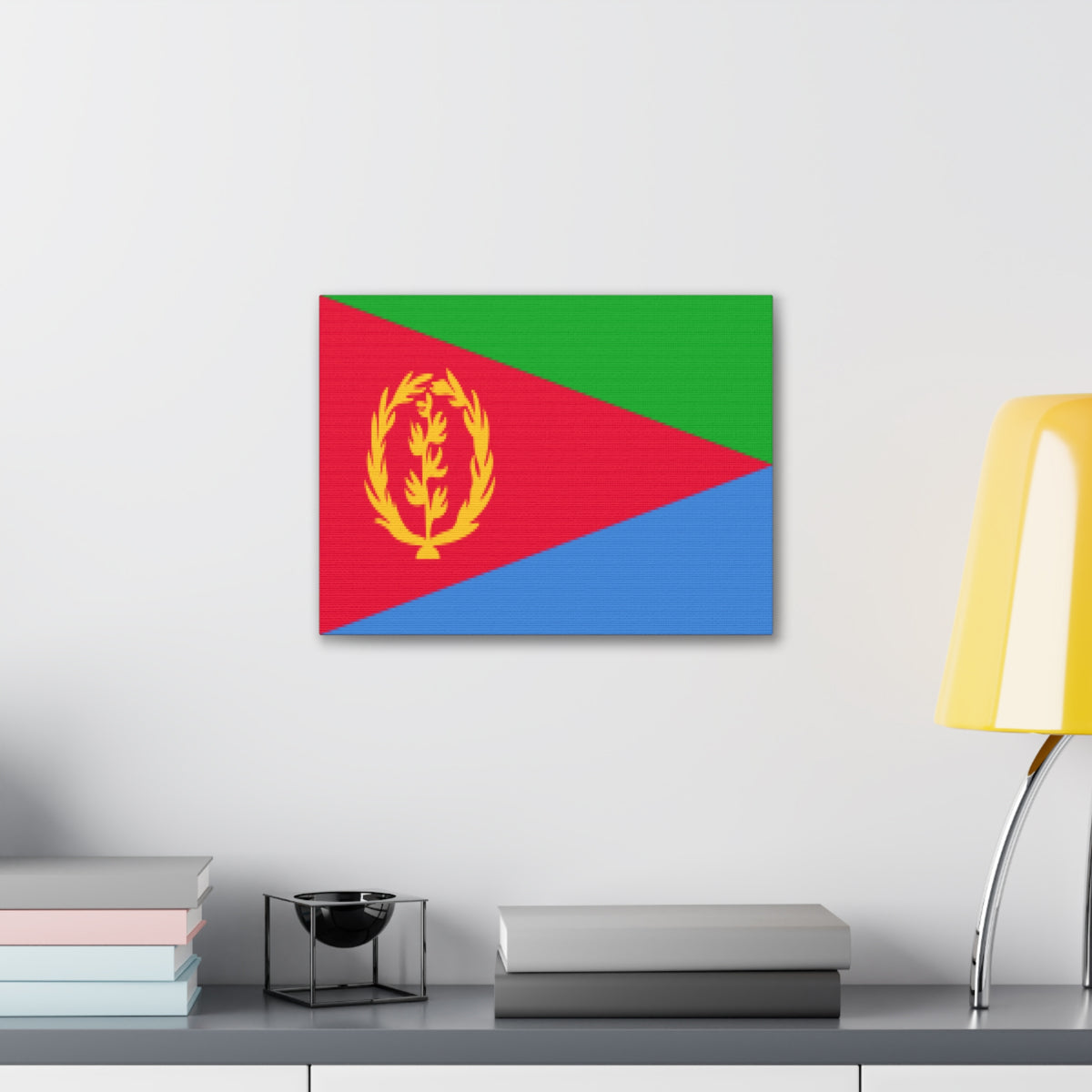 Eritrea Country Flag Canvas Vibrant Wall Art Unframed Home Decor-Express Your Love Gifts