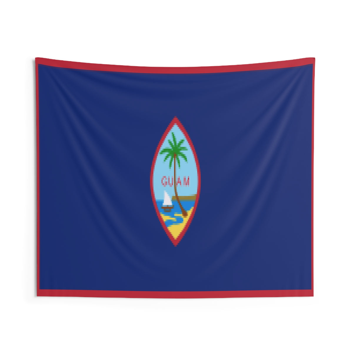 Guam Coutry Flag Wall Hanging Tapestry-Express Your Love Gifts