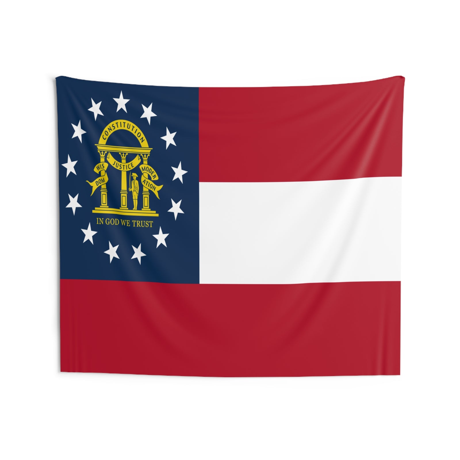 Georgia State Flag Wall Hanging Tapestry-Express Your Love Gifts