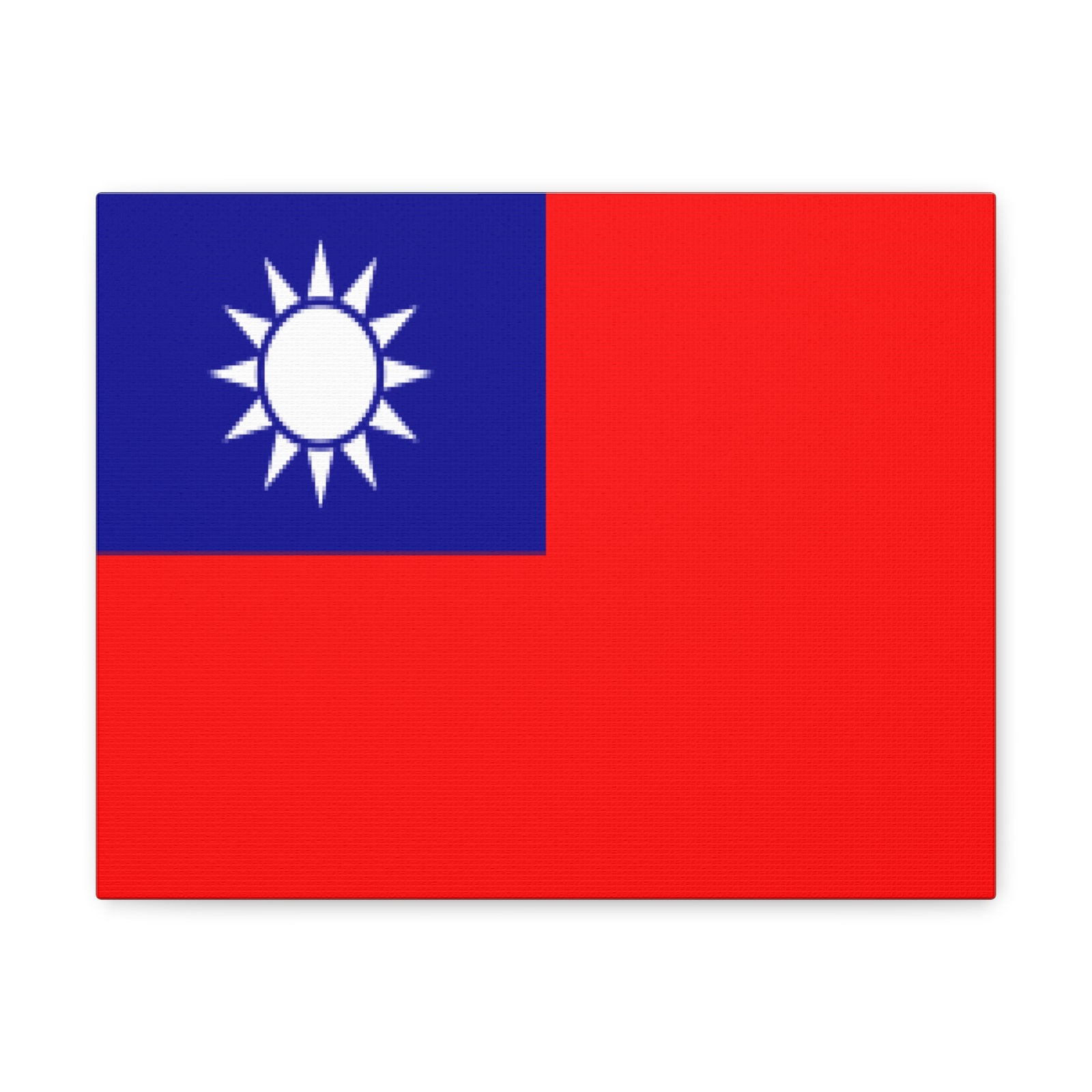 Taiwan Country Flag Canvas Vibrant Wall Art Unframed Home Decor-Express Your Love Gifts