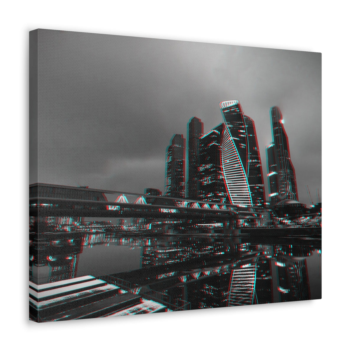 Moscow Black And White Skyline Canvas Artwork High-Quality Breathtaking Stunning Cityscape for Home Decor Ready to Hang-Express Your Love Gifts