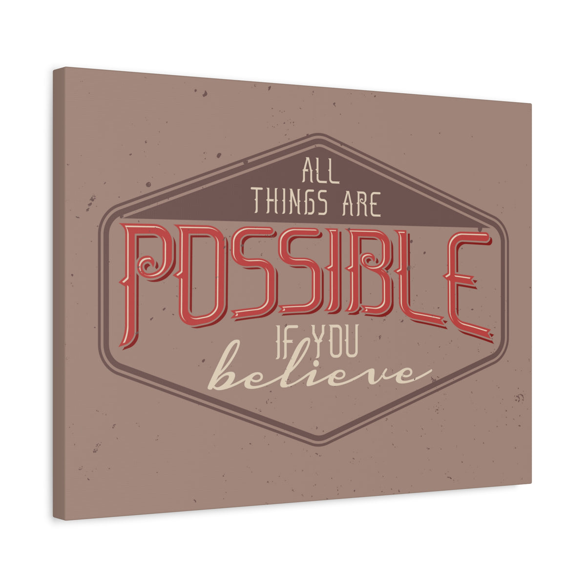 Inspirational Quote Canvas If You Believe Wall Art Motivational Motto Inspiring Prints Artwork Decor Ready to Hang-Express Your Love Gifts