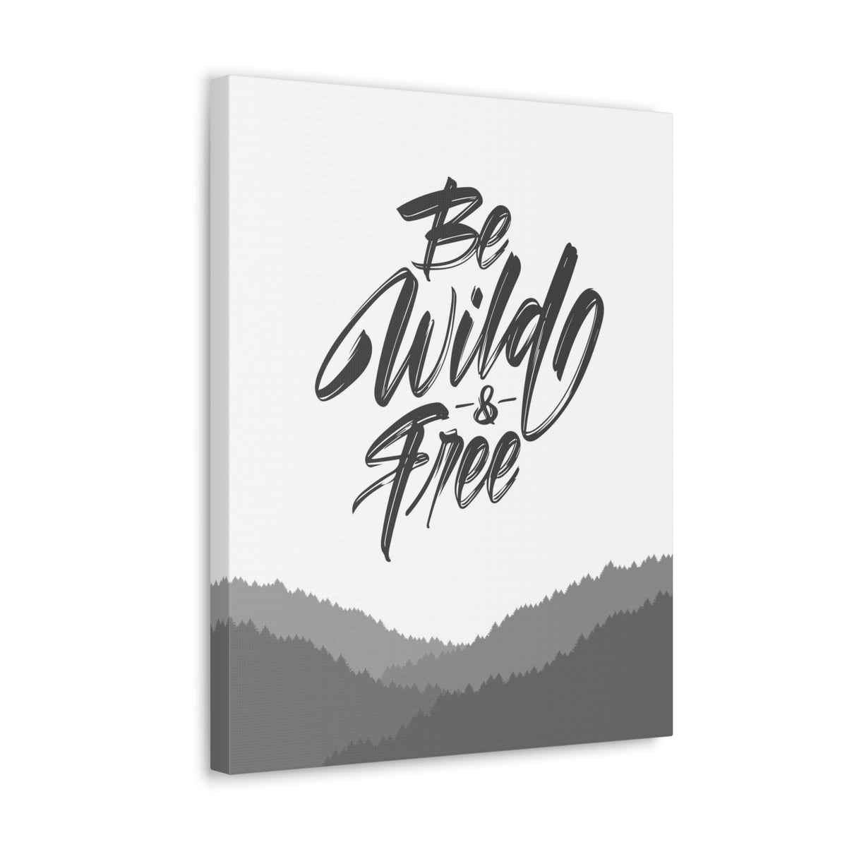 INSPIRATIONAL WALL ART BE WILD AND FREE MOTIVATIONAL PRINT READY TO HANG ARTWORK UNFRAMED-Express Your Love Gifts