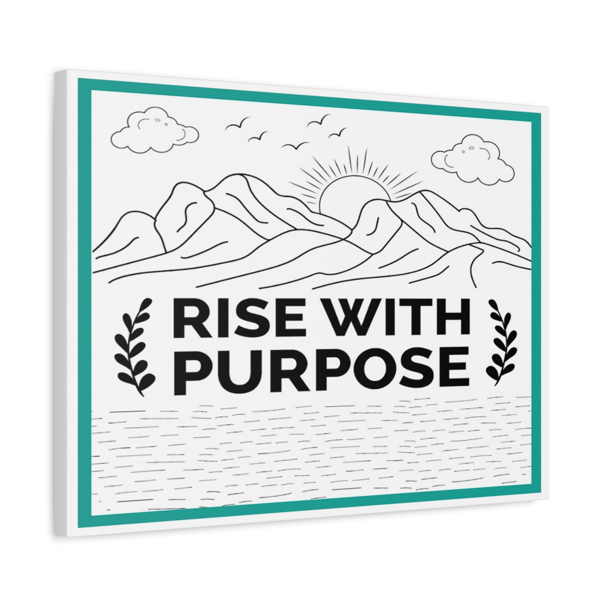 Inspirational Motivational Quote Canvas Wall Art for Home Decor Ready-to-Hang-Express Your Love Gifts