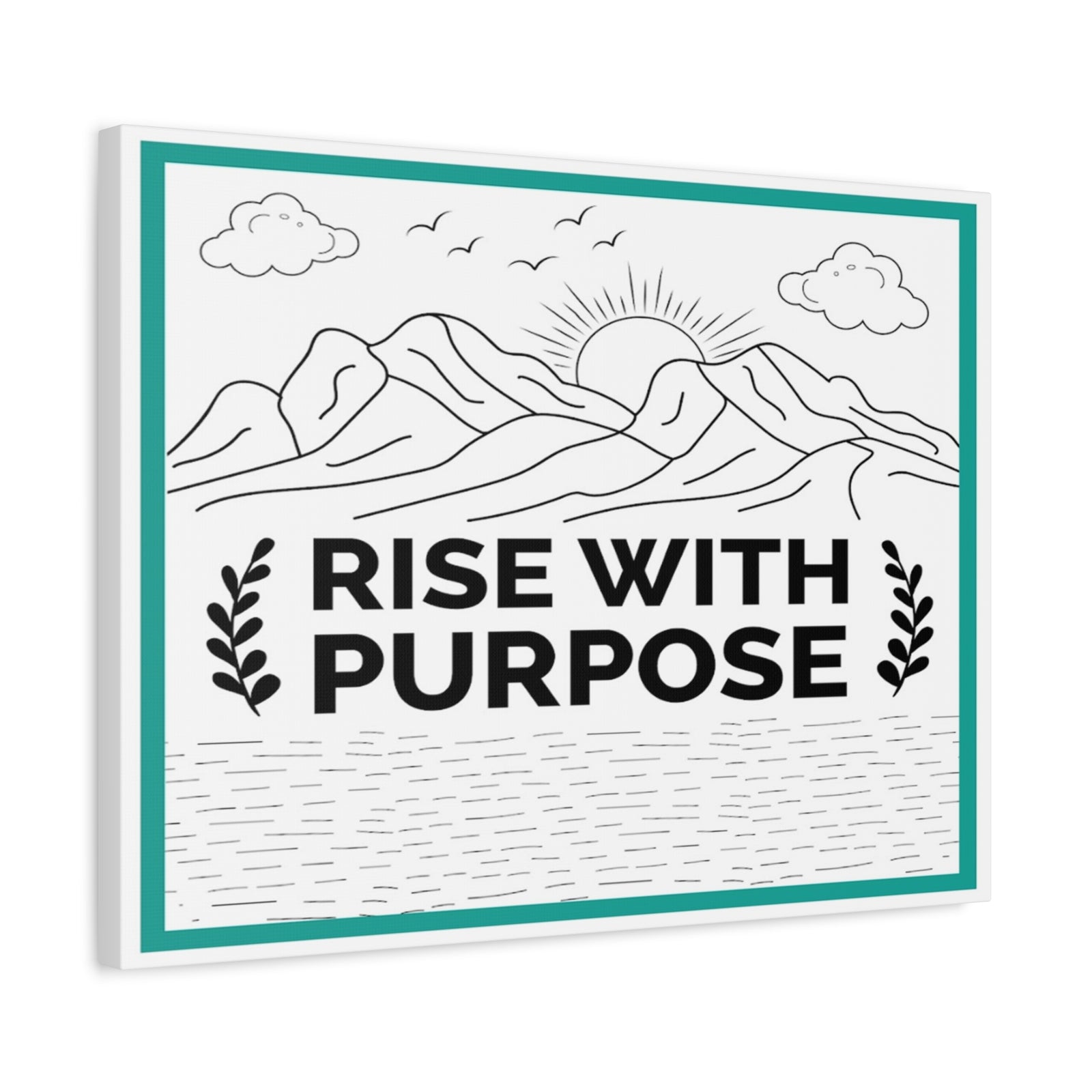 Inspirational Motivational Quote Canvas Wall Art for Home Decor Ready-to-Hang-Express Your Love Gifts