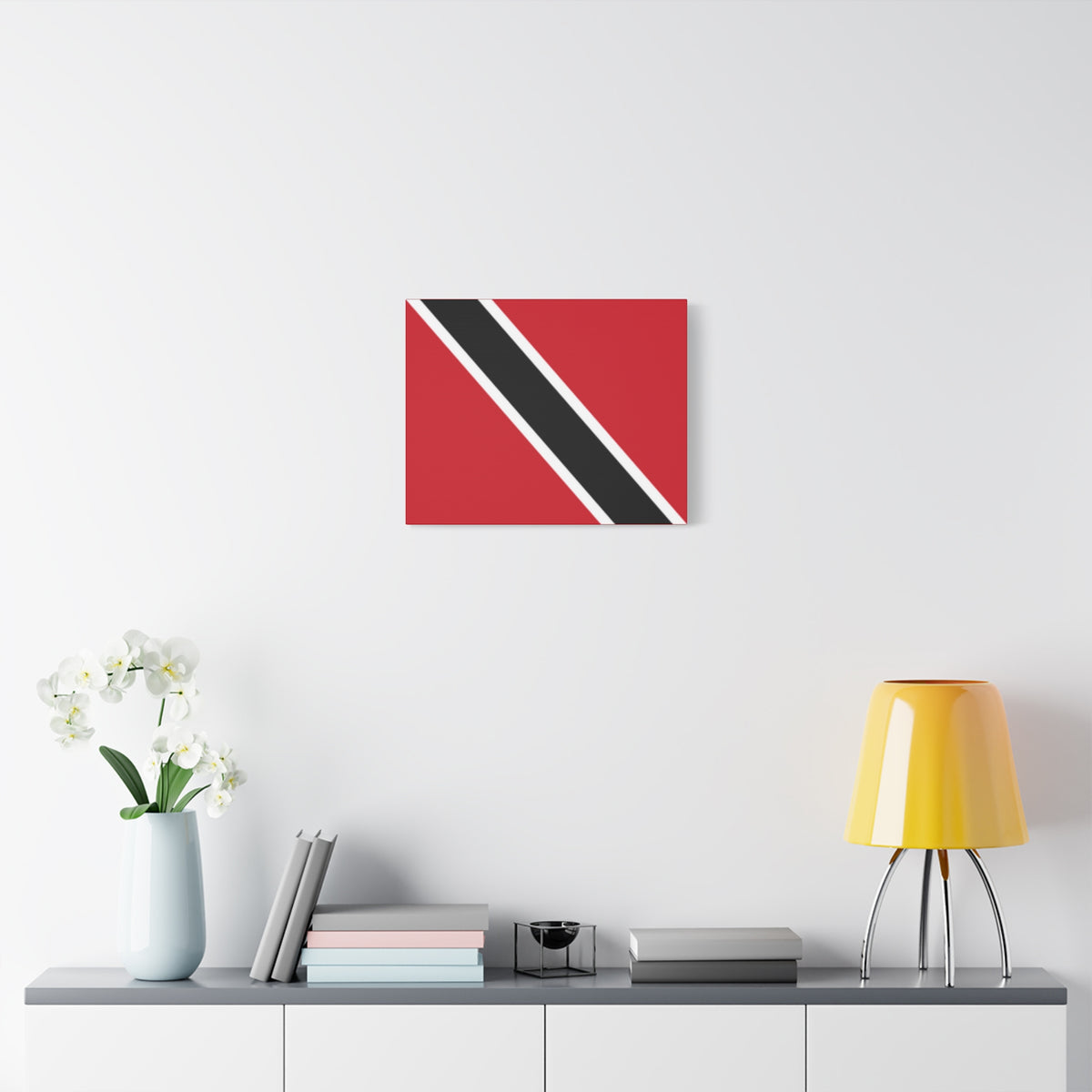Trinidad and Tobago Country Flag Canvas Vibrant Wall Art Unframed Home Decor-Express Your Love Gifts
