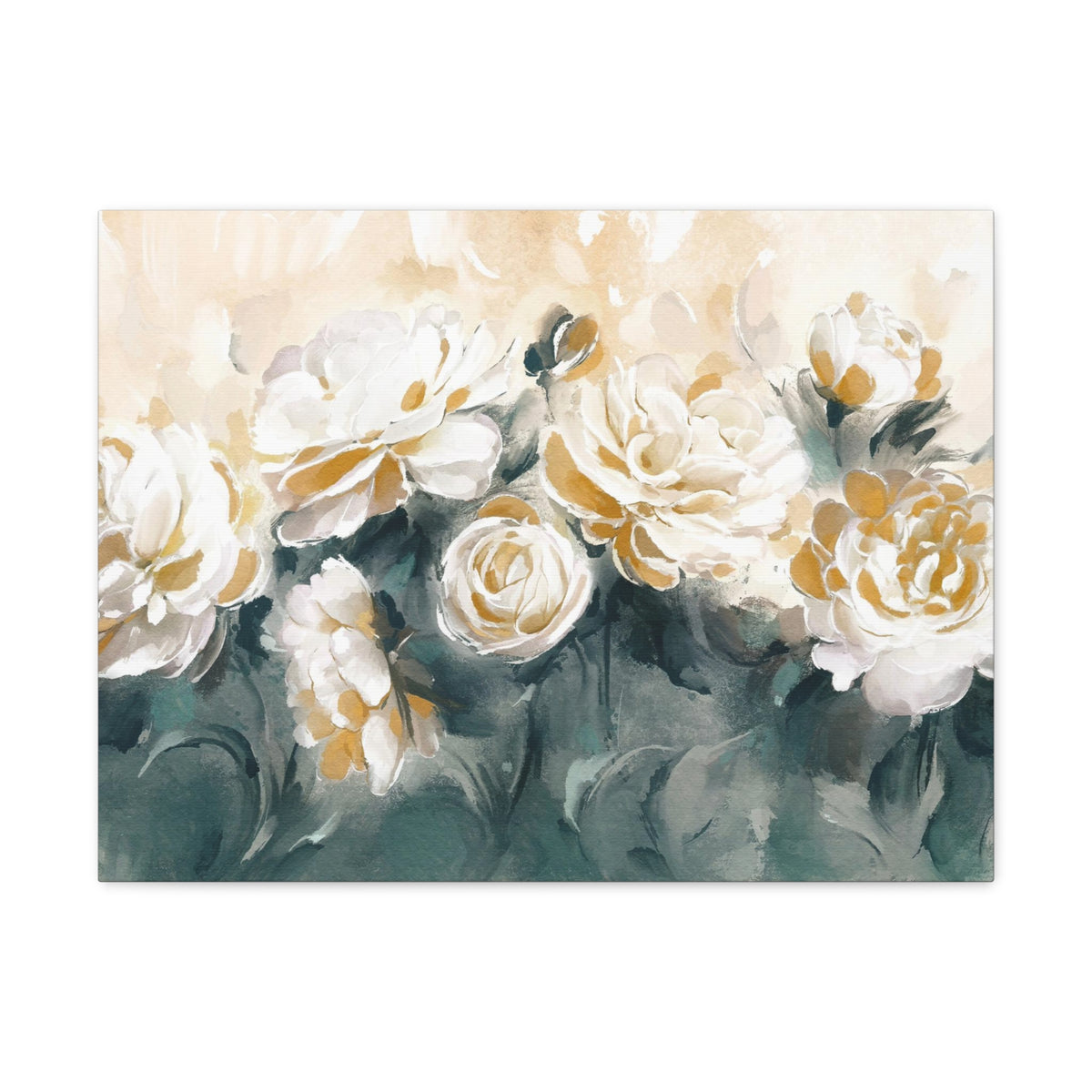 Painting With Flower Rose And Peonies Flower Canvas Wall Art for Home Decor Ready-to-Hang-Express Your Love Gifts