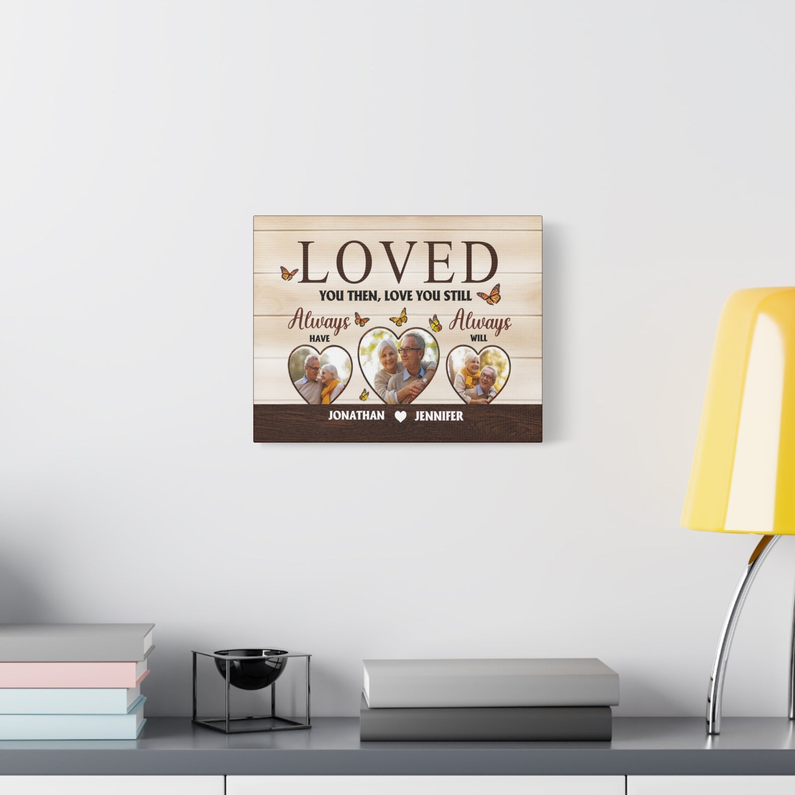 Personalized Loved You Then, Love You Still Canvas Wall Art – Always Have, Always Will-Express Your Love Gifts