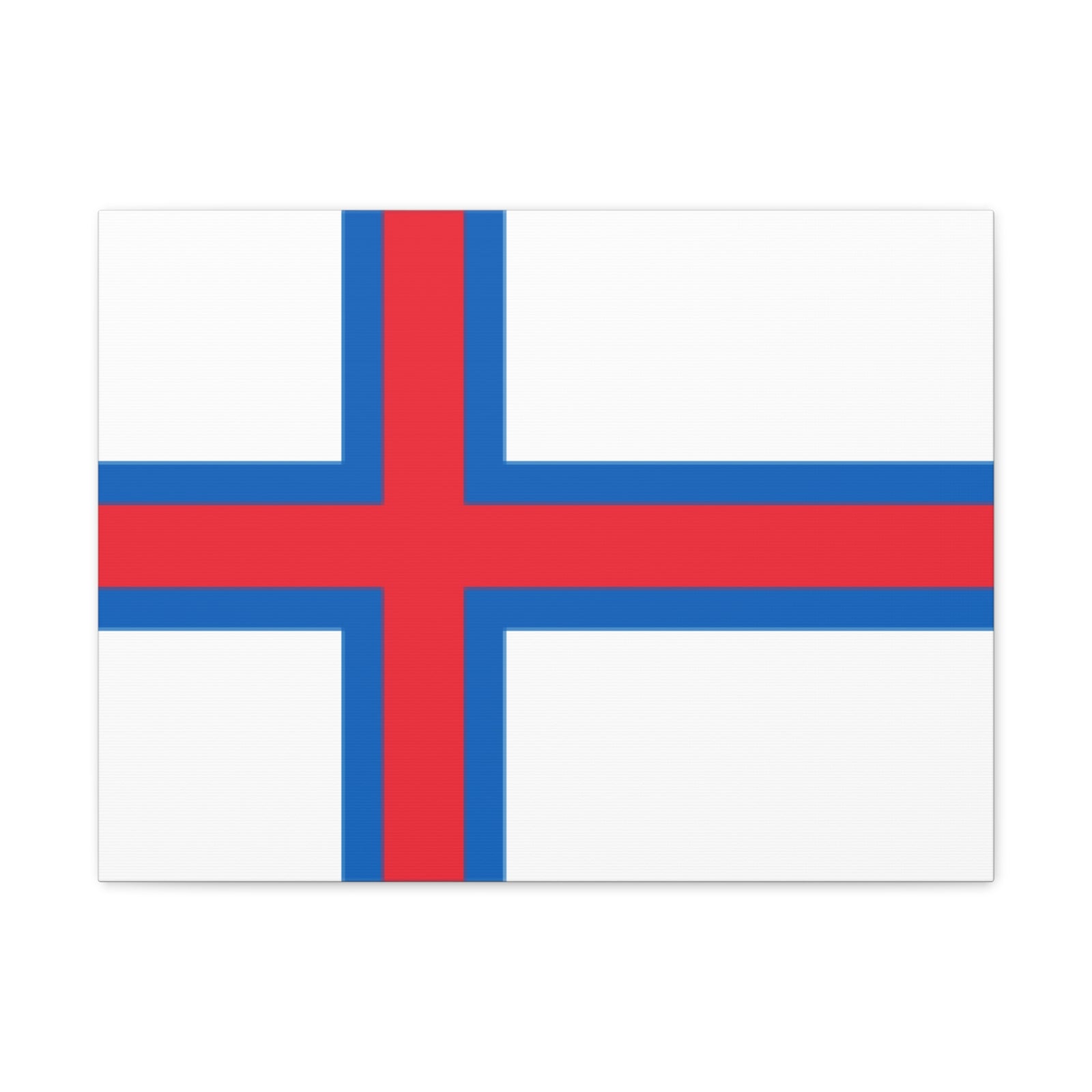 Faroe Islands Country Flag Canvas Vibrant Wall Art Unframed Home Decor-Express Your Love Gifts