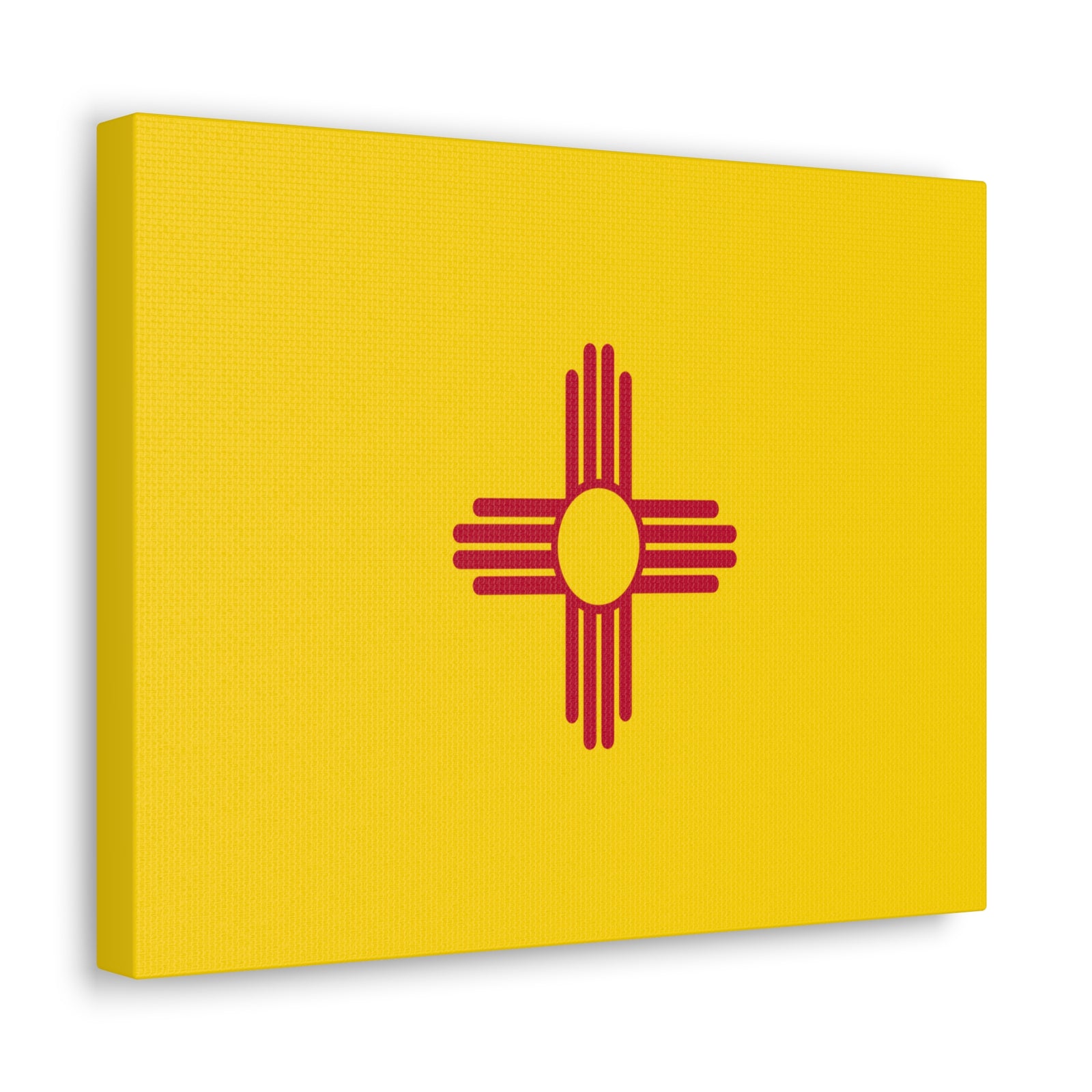 New Mexico Stage Flag Canvas Vibrant Wall Art Unframed Home Decor-Express Your Love Gifts