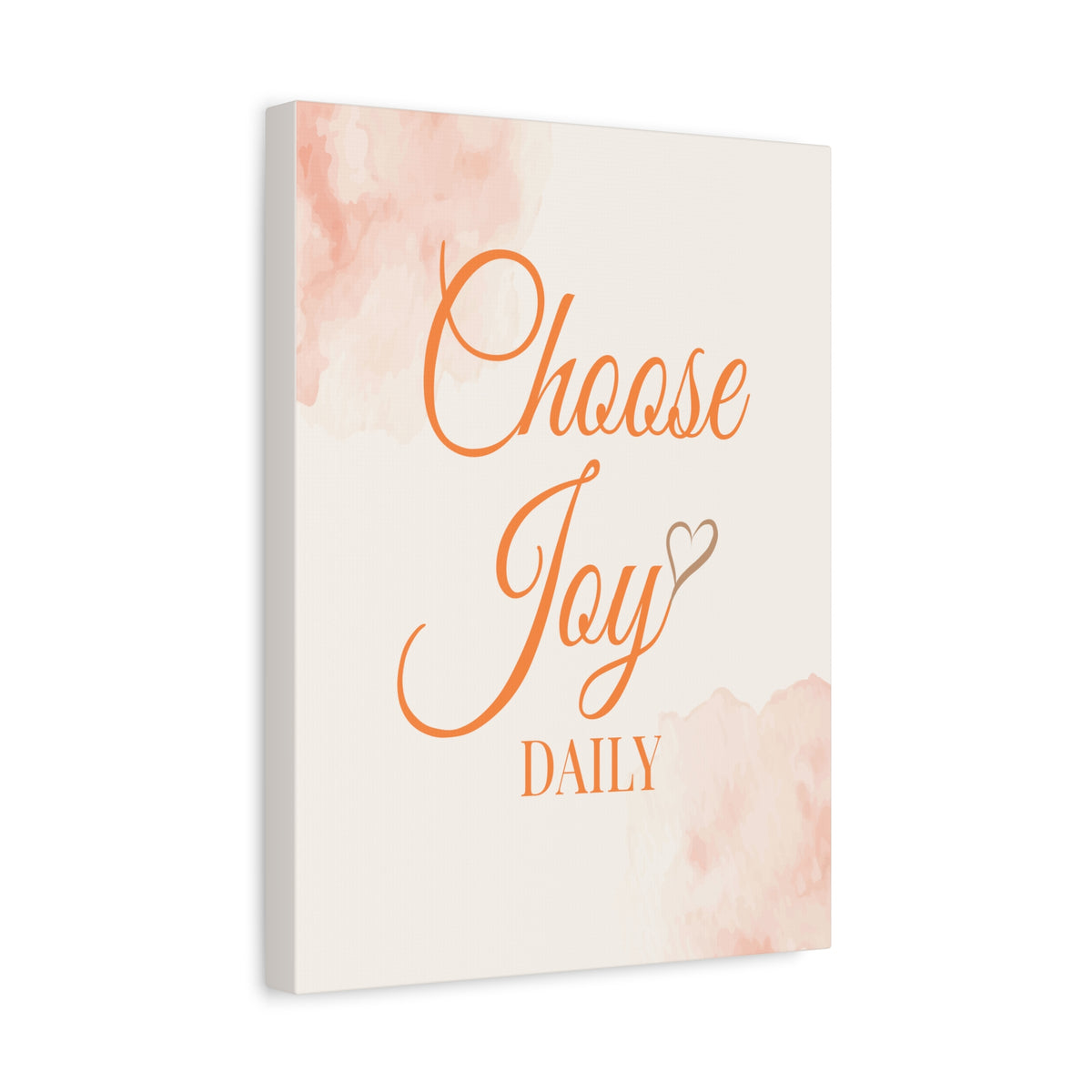 Choose Joy Daily Inspirational Motivational Quote Canvas Wall Art for Home Decor Ready-to-Hang-Express Your Love Gifts