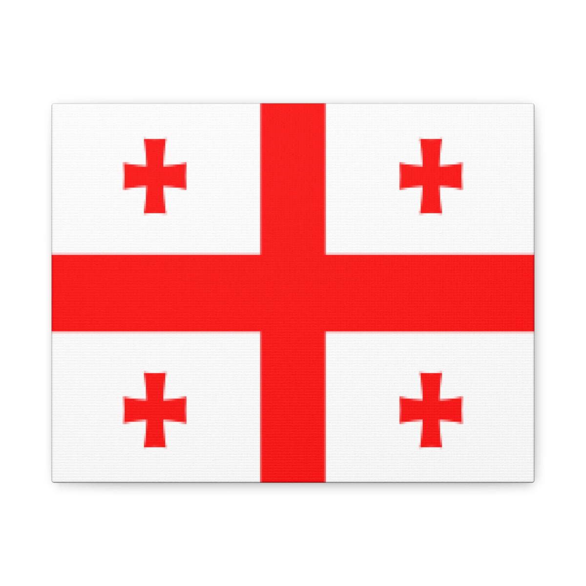 Georgia Country Flag Canvas Vibrant Wall Art Unframed Home Decor-Express Your Love Gifts