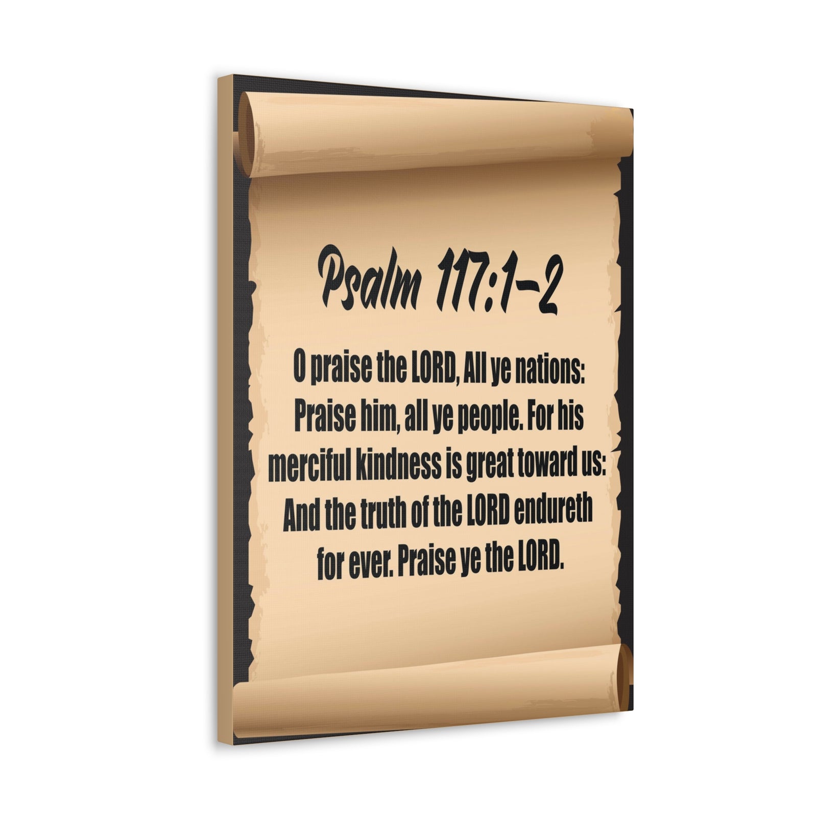 Scripture Walls O praise the Lord Psalm 117:2 Christian Wall Art Bible Verse Print Ready to Hang-Express Your Love Gifts