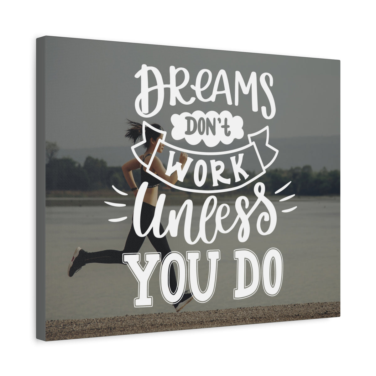 Inspirational Quote Canvas Dreams Wall Art Motivational Motto Inspiring Prints Artwork Decor Ready to Hang-Express Your Love Gifts