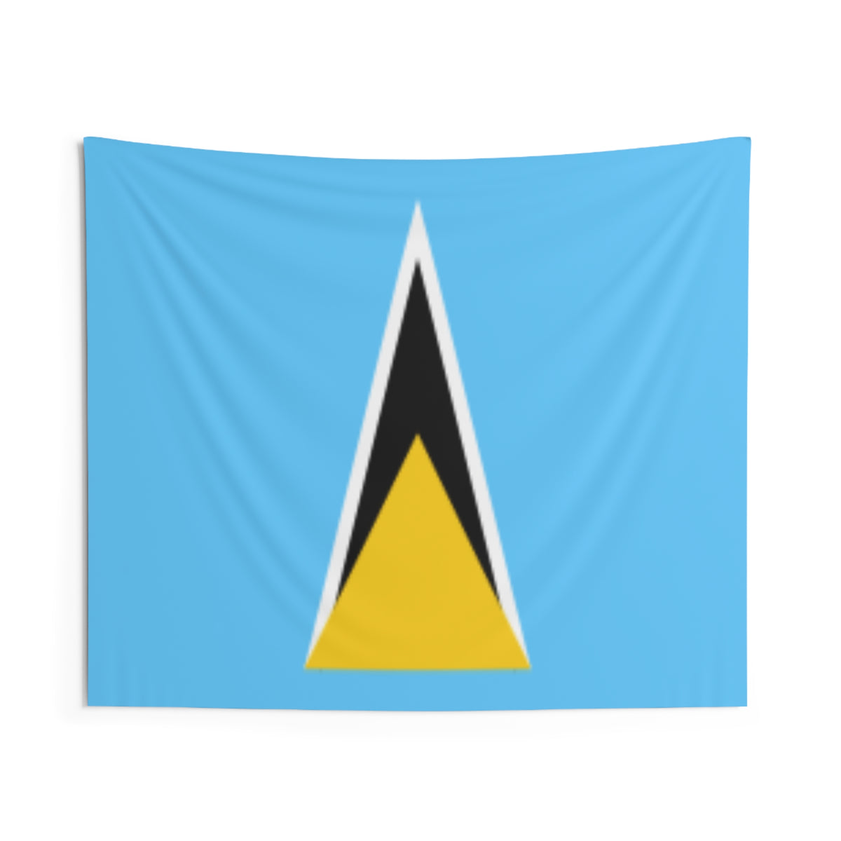Saint Lucia Country Flag Wall Hanging Tapestry-Express Your Love Gifts